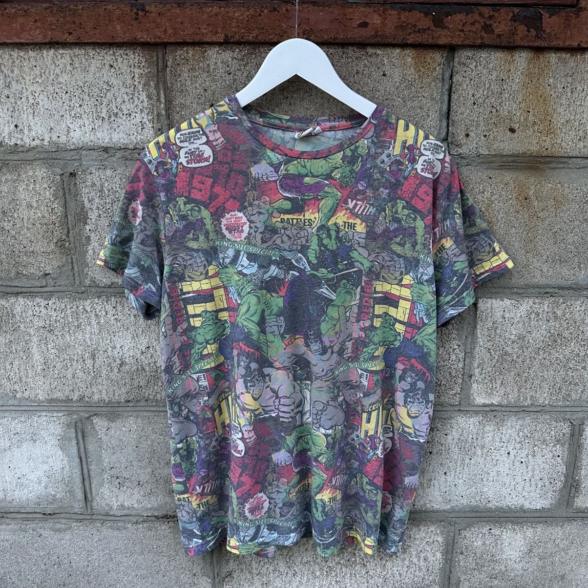 Marvel Comics Vintage Marvel T-shirt Overprinted Size M Y2K 00s USA Size US M / EU 48-50 / 2 - 1 Thumbnail