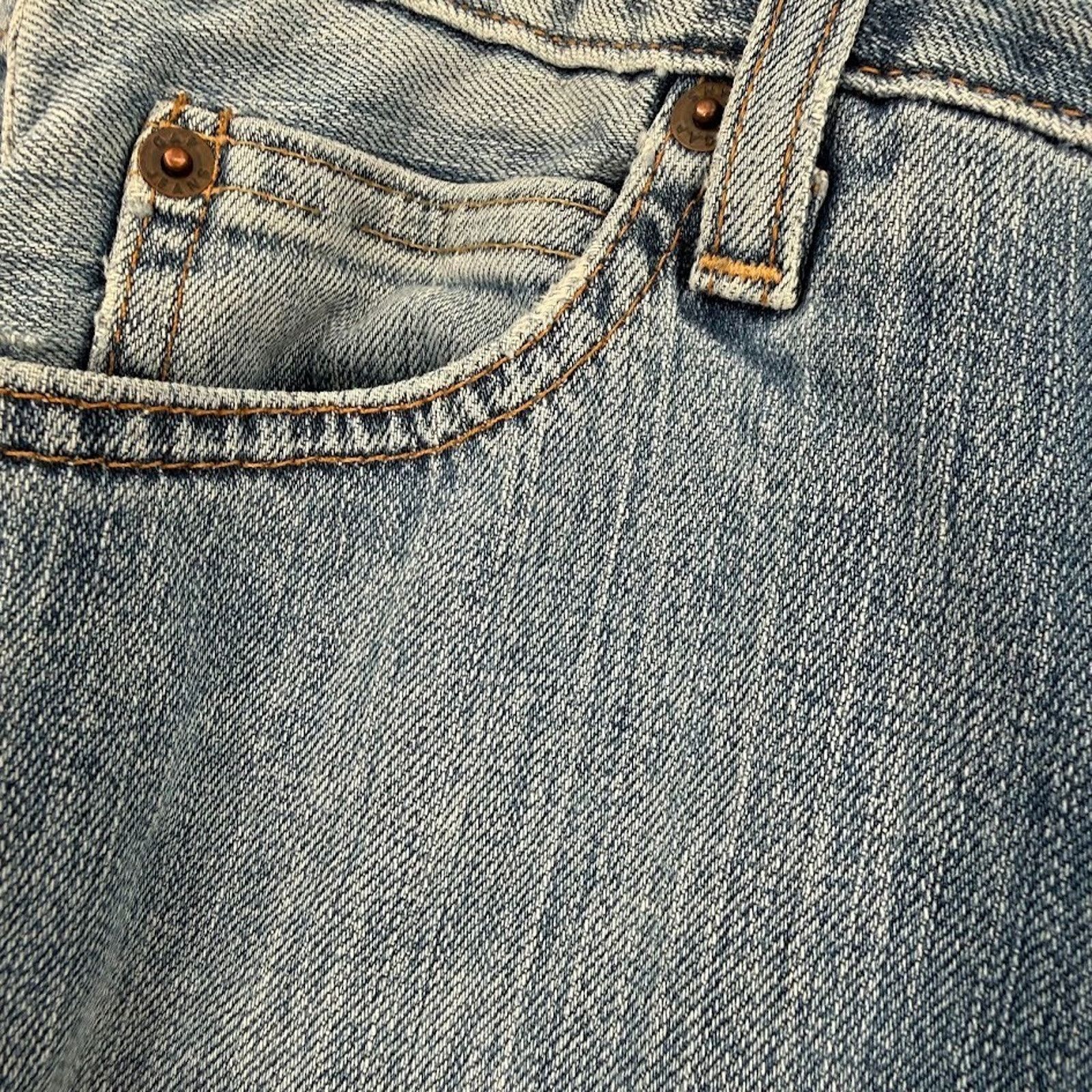 Gap Gap Womens Jeans Size 10 Light Wash Stretch Vintage Size 32" / US 10 / IT 46 - 6 Thumbnail