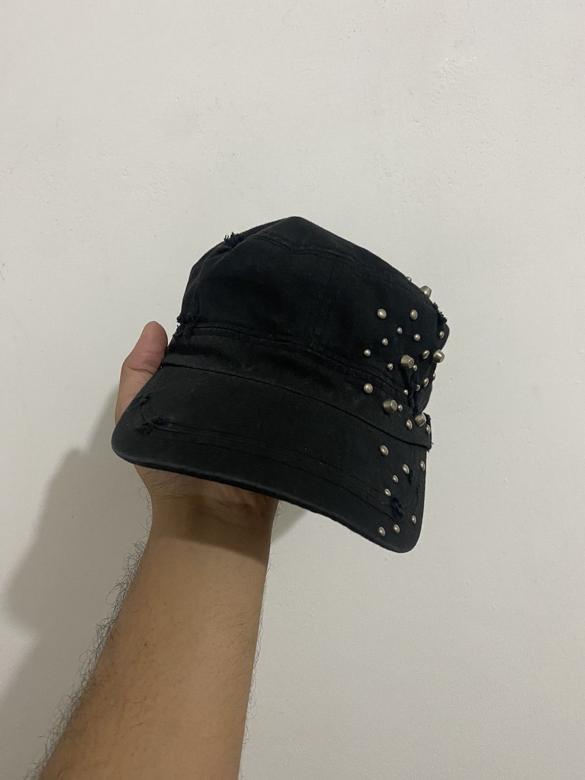 If Six Was Nine × Japanese Brand × Le Grande Bleu (L.G.B.) Japanese studed cadet hat ifsixwasnine kmrii styled Size ONE SIZE - 2 Thumbnail