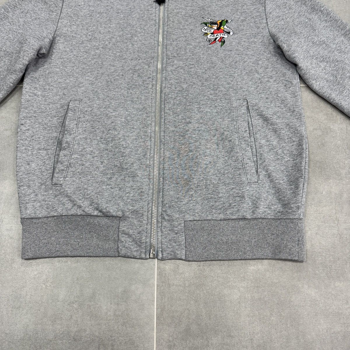 Ed Hardy Ed Hardy Till Death Los Angeles Bomber Tracktop Zip Jacket Size US L / EU 52-54 / 3 - 6 Thumbnail