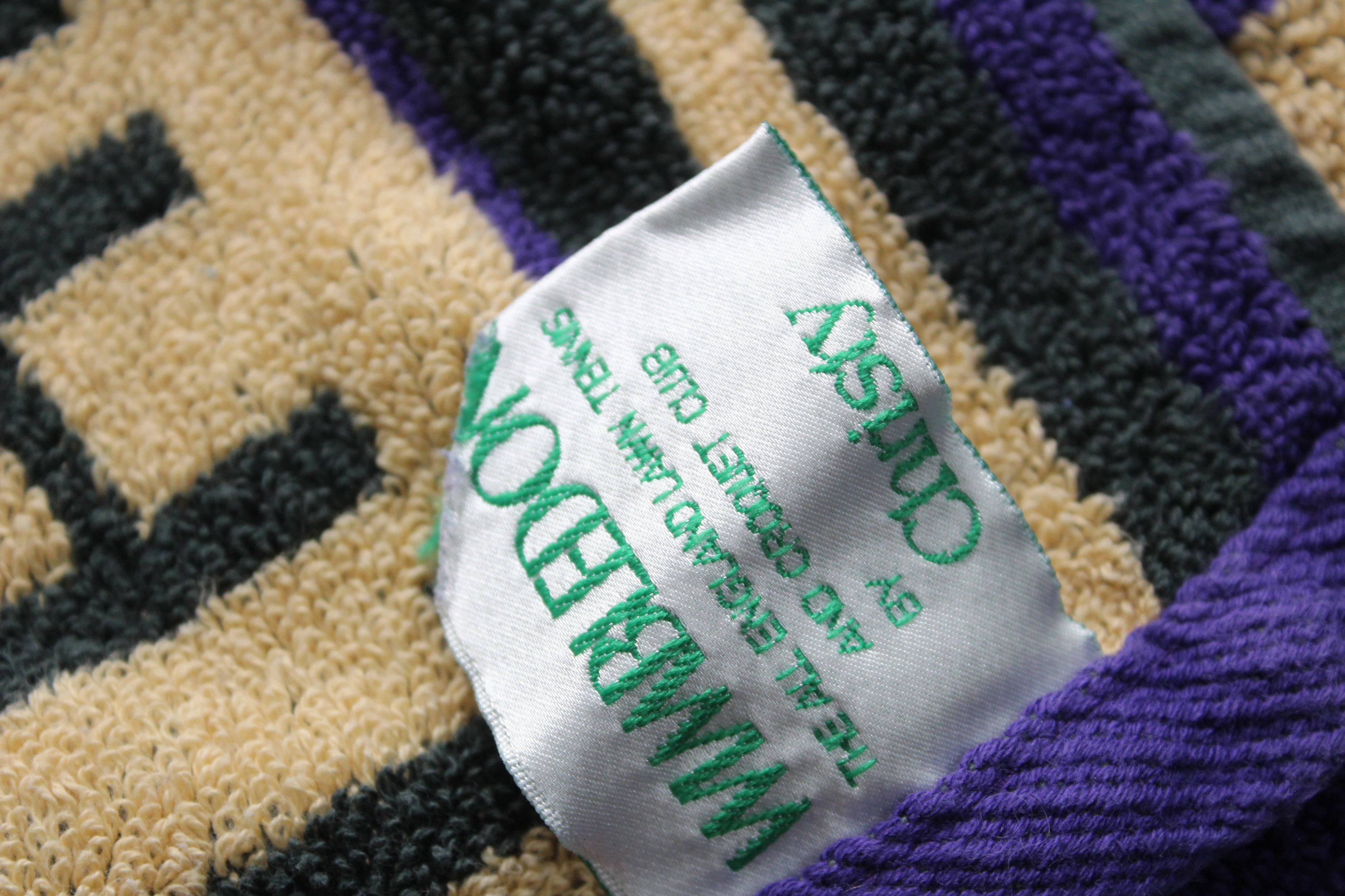 Vintage Roger Federer Wimbeldon The Championships 2009 Cristy Towel Size ONE SIZE - 11 Thumbnail