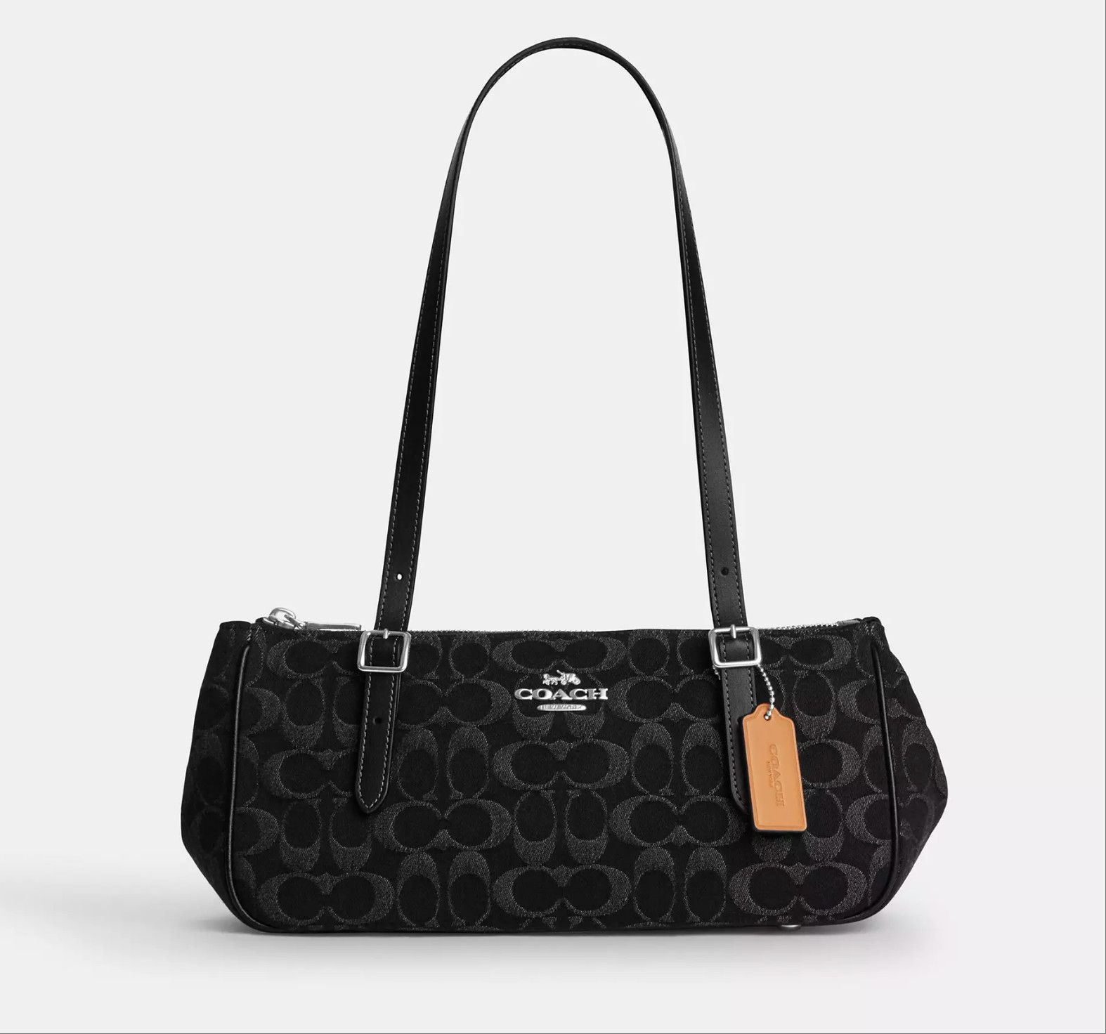 Coach Asher Shoulder Bag In Signature Denim CDB92 Size ONE SIZE - 9 Thumbnail