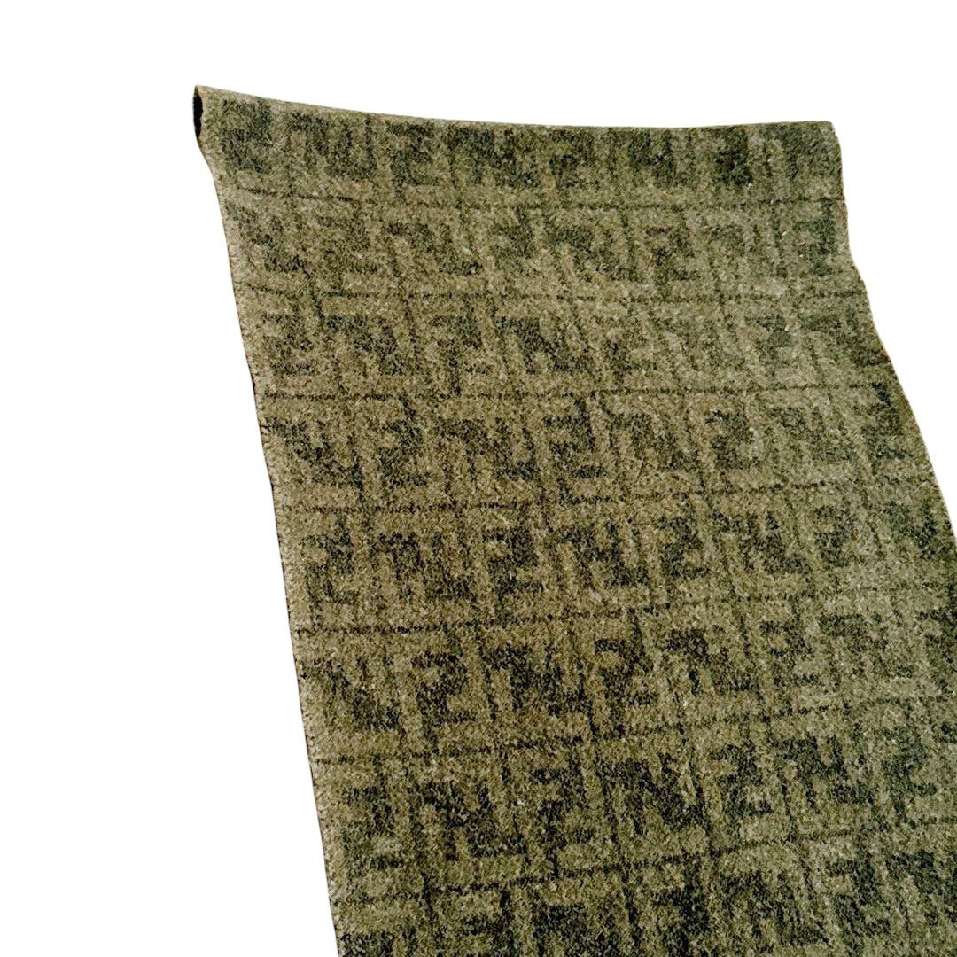 Fendi Fendi - Scarf Monogram Brown Vintage Canvas FF Zucca Size ONE SIZE - 3 Thumbnail