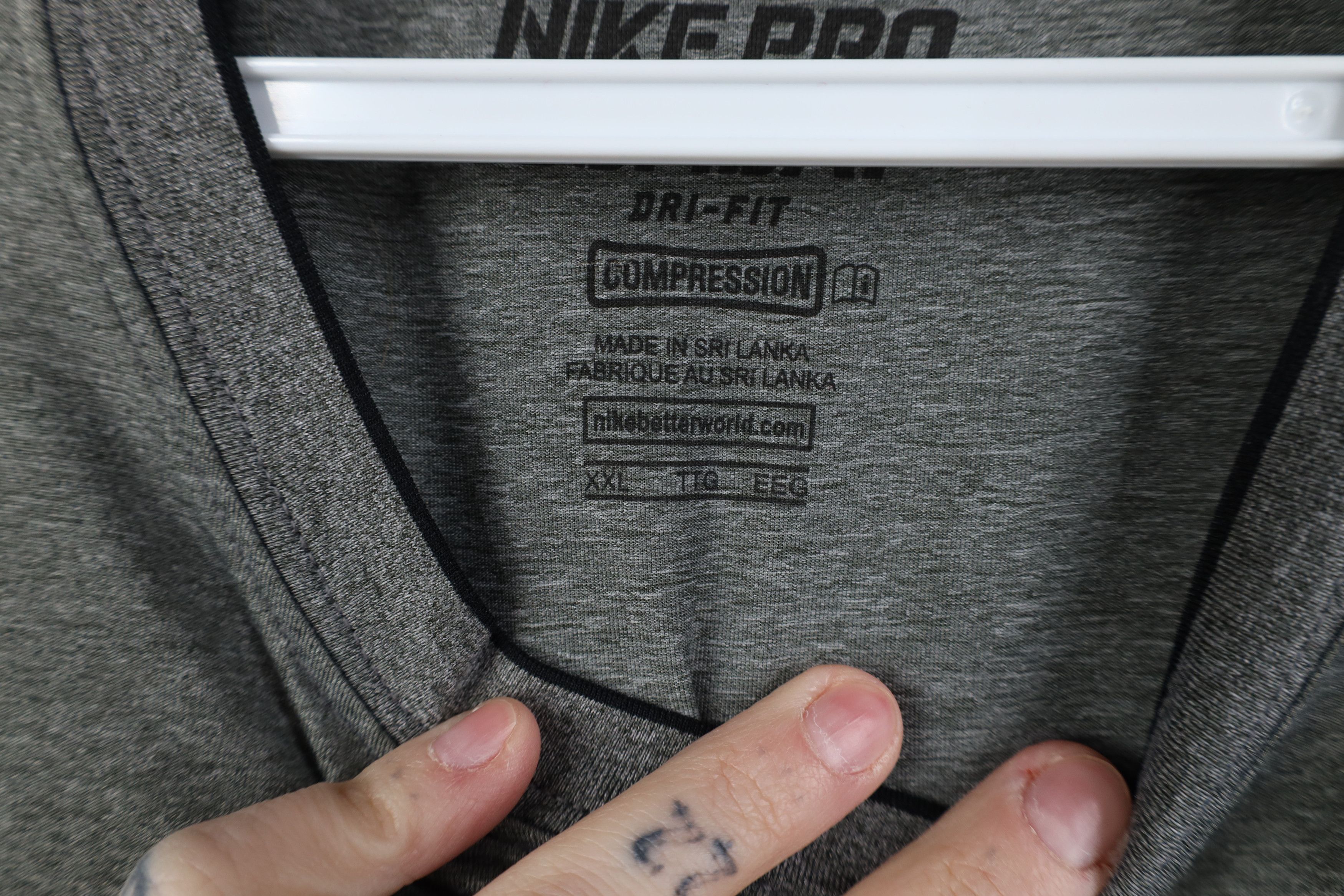 Nike Nike Pro Combat Toledo Mud Hens Baseball Compression Shirt Size US XXL / EU 58 / 5 - 10 Thumbnail