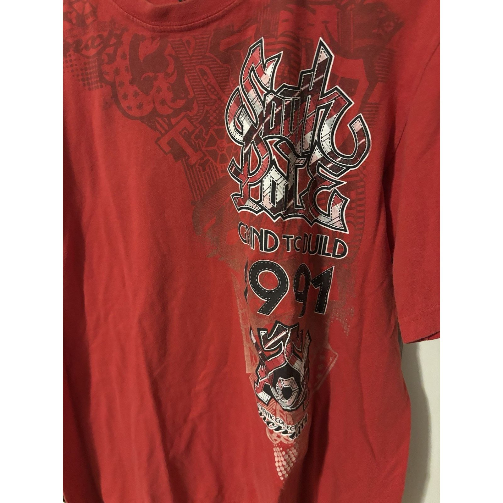Vintage Y2K SouthPole Premium Grunge Streetwear Graphic T Men Xl Size US XL / EU 56 / 4 - 4 Thumbnail
