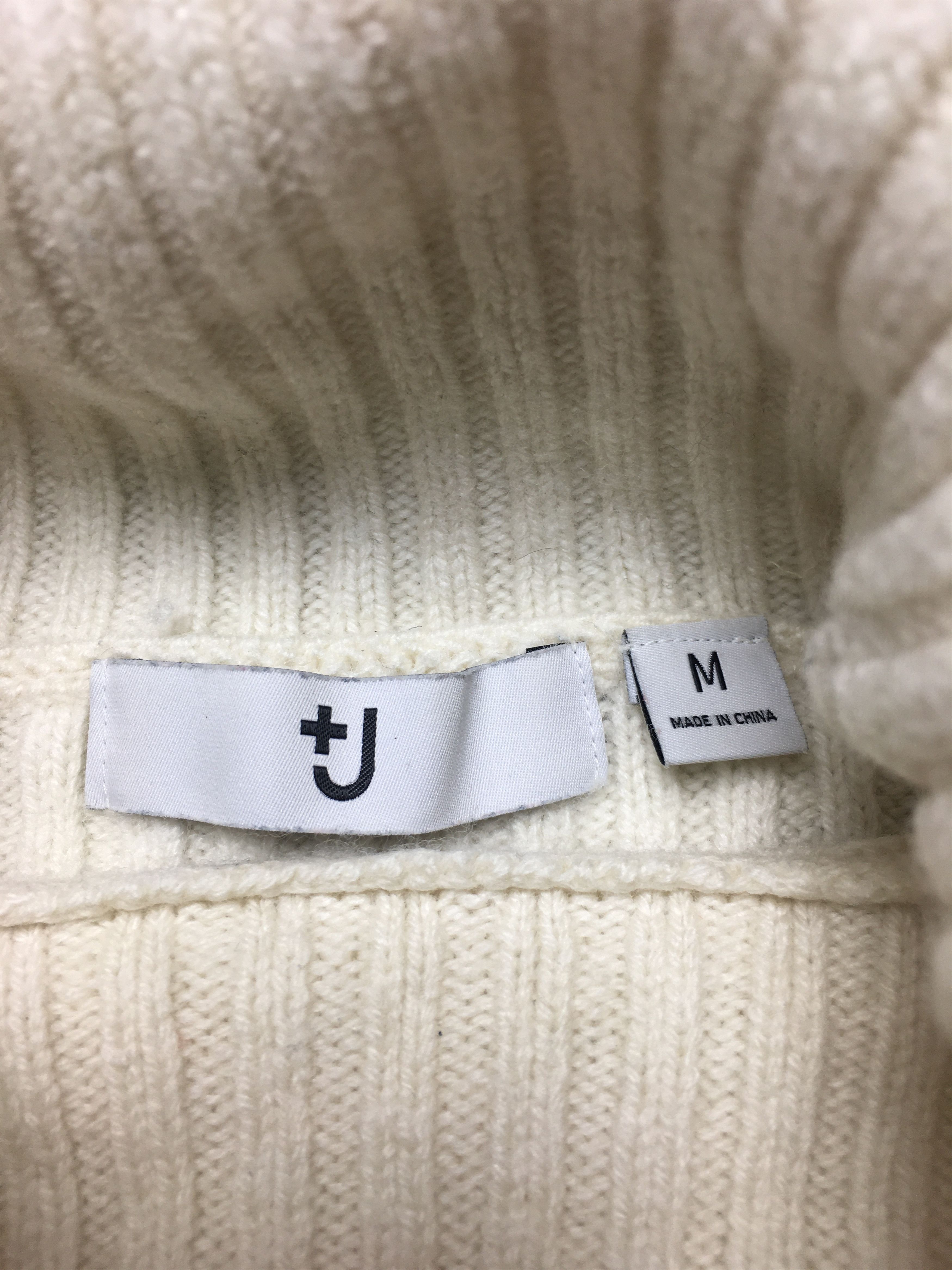 Jil Sander × Uniqlo Jil Sander x Uniqlo +J Ribbed Turtleneck Sweater Sz M Size M / US 6-8 / IT 42-44 - 9 Thumbnail