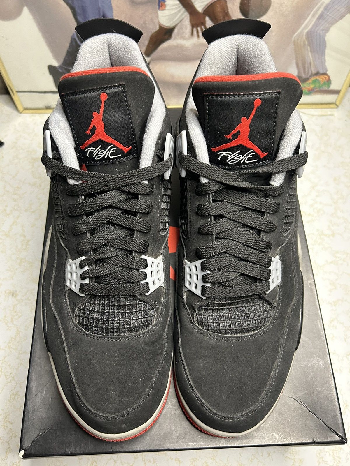 Jordan Brand Air Jordan 4 Retro OG 2019 Bred 2019 Grailed
