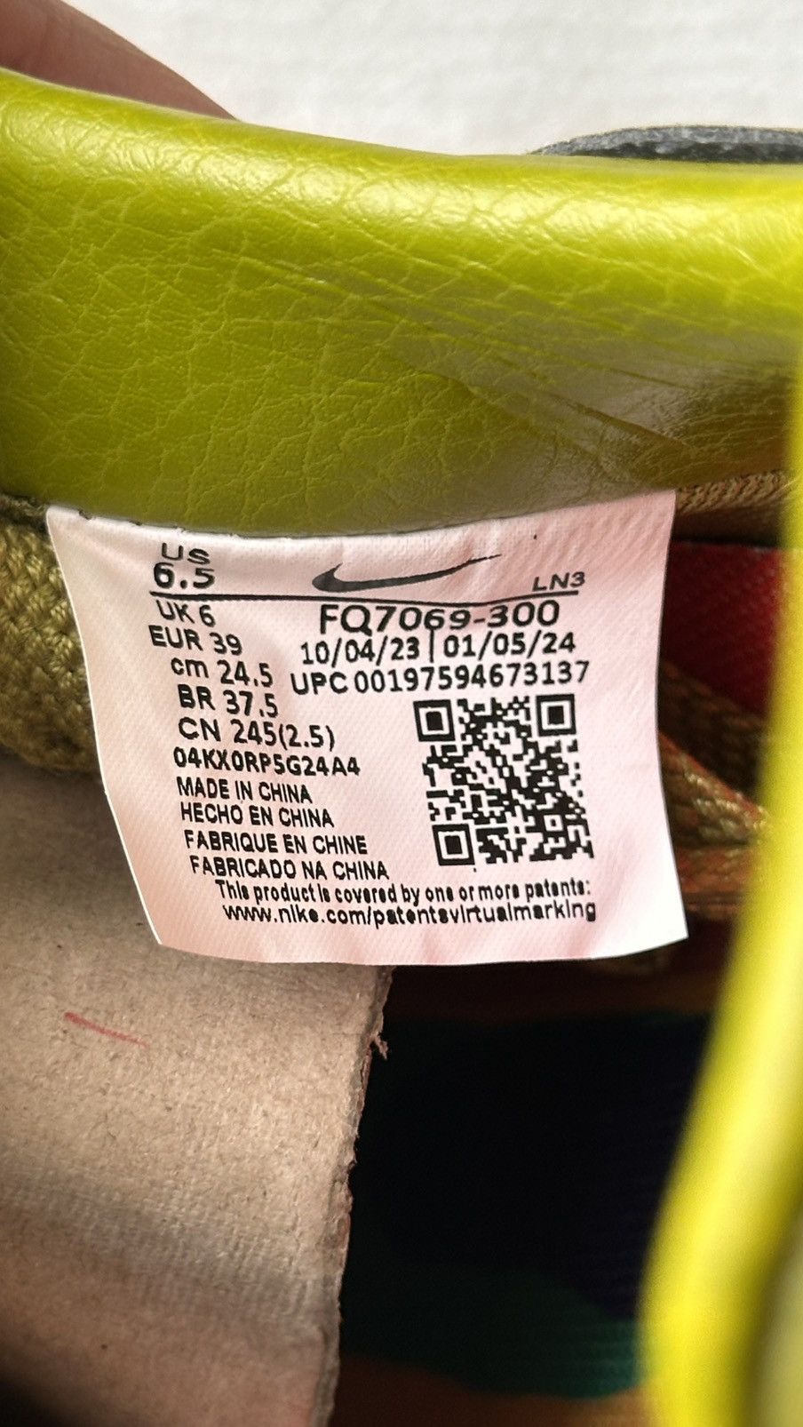 Nike Nike x CACTUS PLANT FLEA MARKET Air Force 1 Low Moss Size US 6.5 / EU 39-40 - 9 Thumbnail