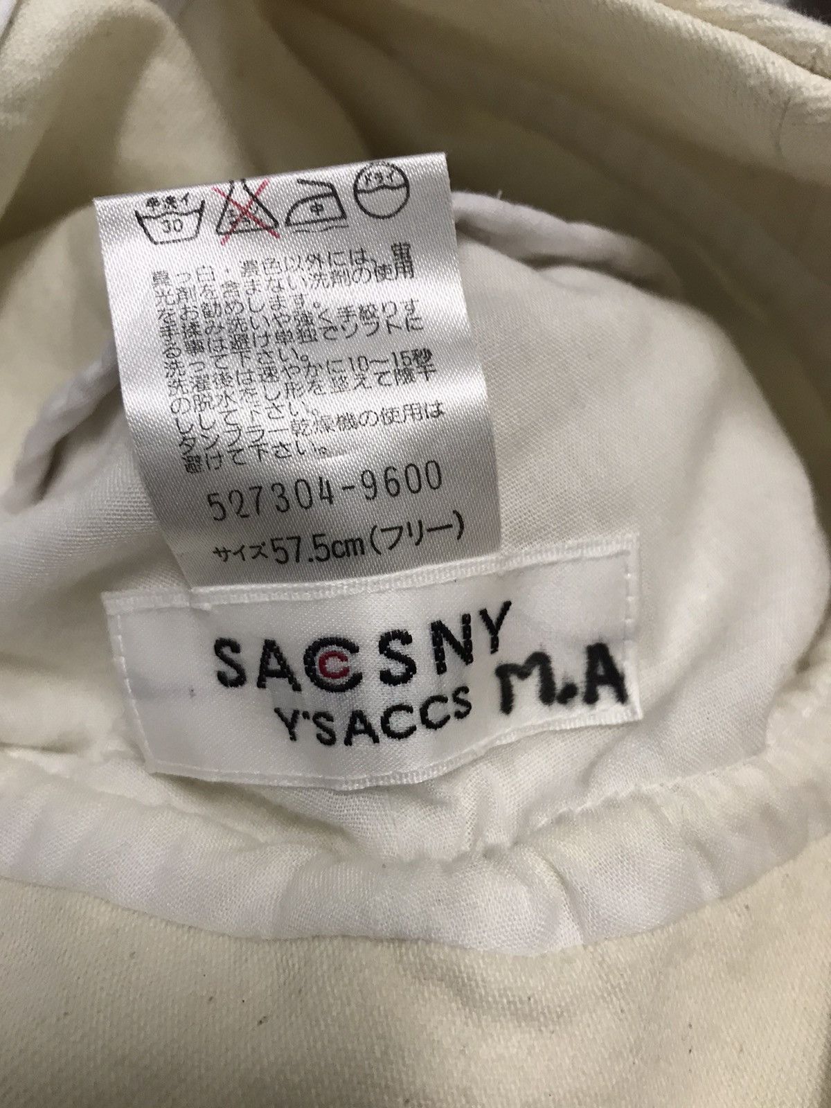 Y's × Yohji Yamamoto Yohji Yamamoto Y’sacs Cream/white Bucket Cap Size ONE SIZE - 4 Thumbnail