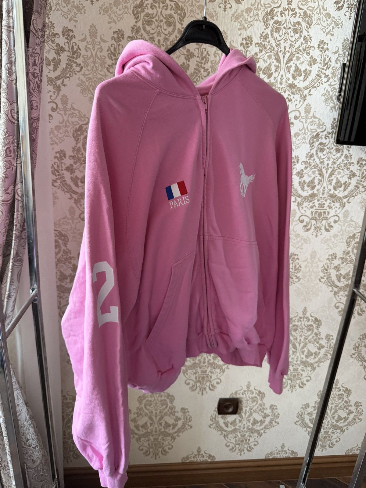 Balenciaga Balenciaga Polo Zip Up Hoodie Size US M / EU 48-50 / 2 - 2 Thumbnail