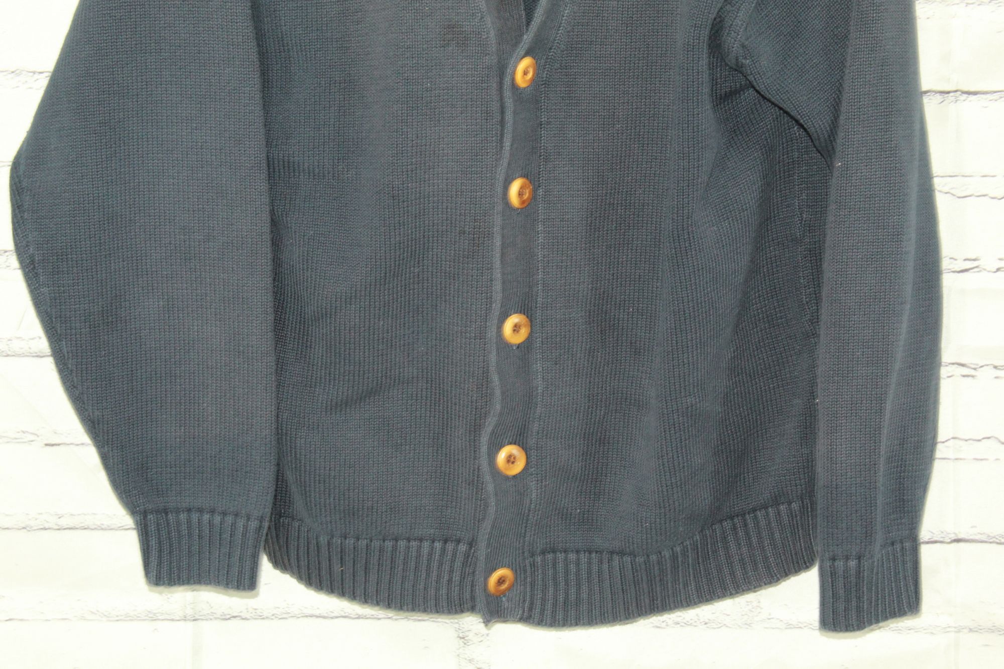 L.L. Bean L.L. Bean Navy Cotton Button Cardigan L Retro Naturecore Size US L / EU 52-54 / 3 - 3 Thumbnail