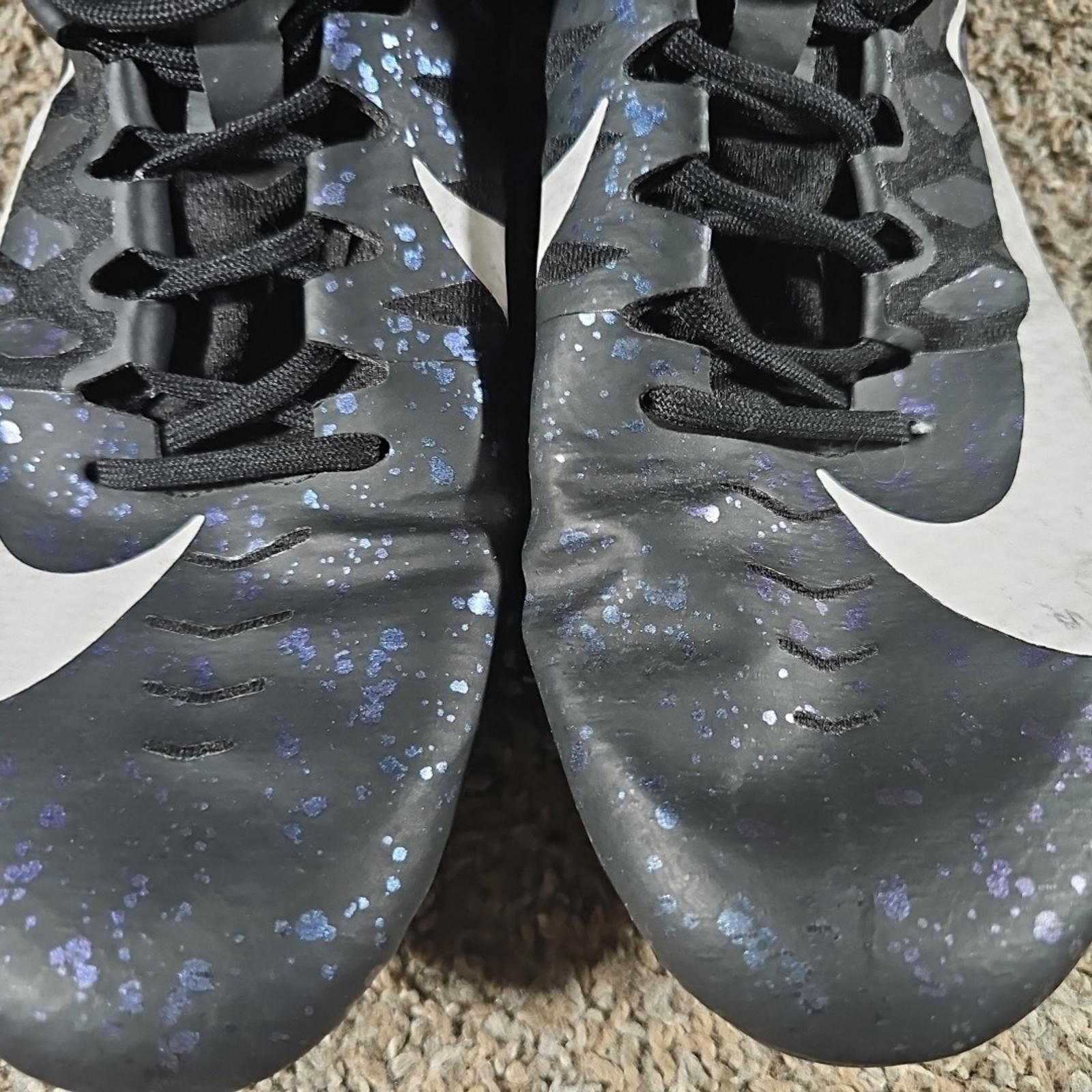 Nike Nike Zoom Rival S Black Indigo Men's Sz 11 Cleats 907564-003 Size US 11 / EU 44 - 3 Thumbnail