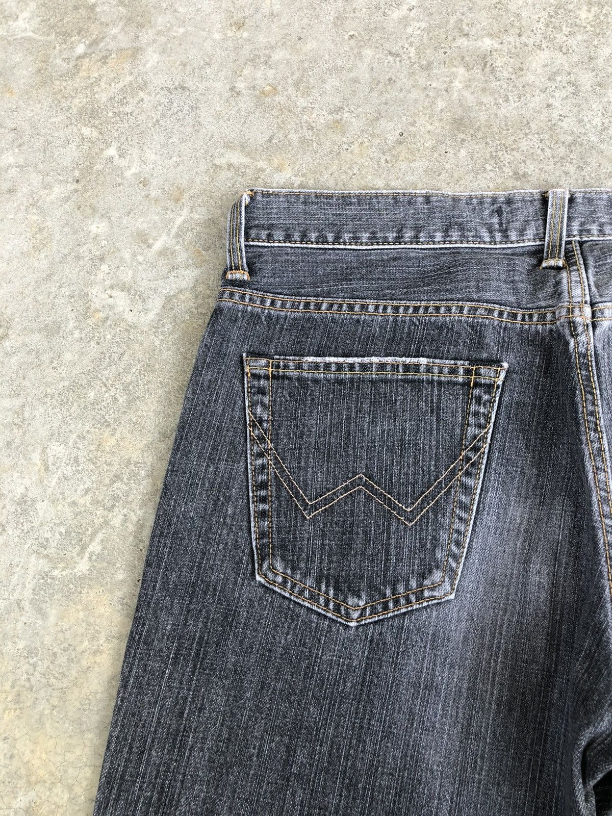 If Six Was Nine Japanese Edwin XU Flared Jeans Distressed Bootcut Size US 32 / EU 48 - 16 Thumbnail