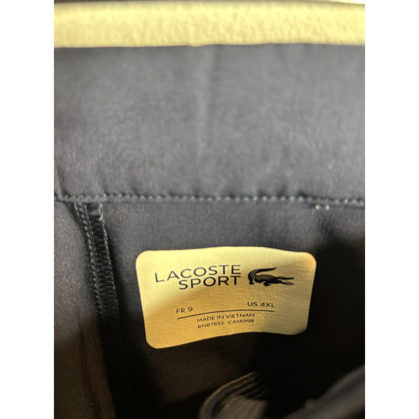 Lacoste Lacoste Sport Shorts Mens 4XL Blue Elastic Waist Drawstring Pockets Athletic Short Size US 39 - 3 Thumbnail