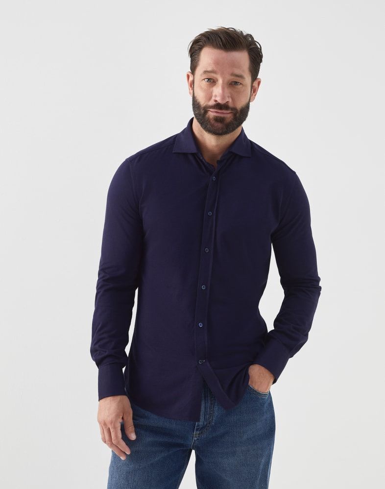 Brunello Cucinelli o1w1db10924 Shirt in Blue Size US XL / EU 56 / 4 - 1 Preview