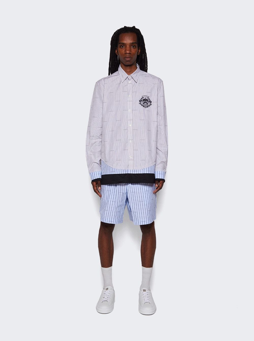 Givenchy o1mle0426 Elasticated Shorts in Blue Size US 36 / EU 52 - 2 Thumbnail