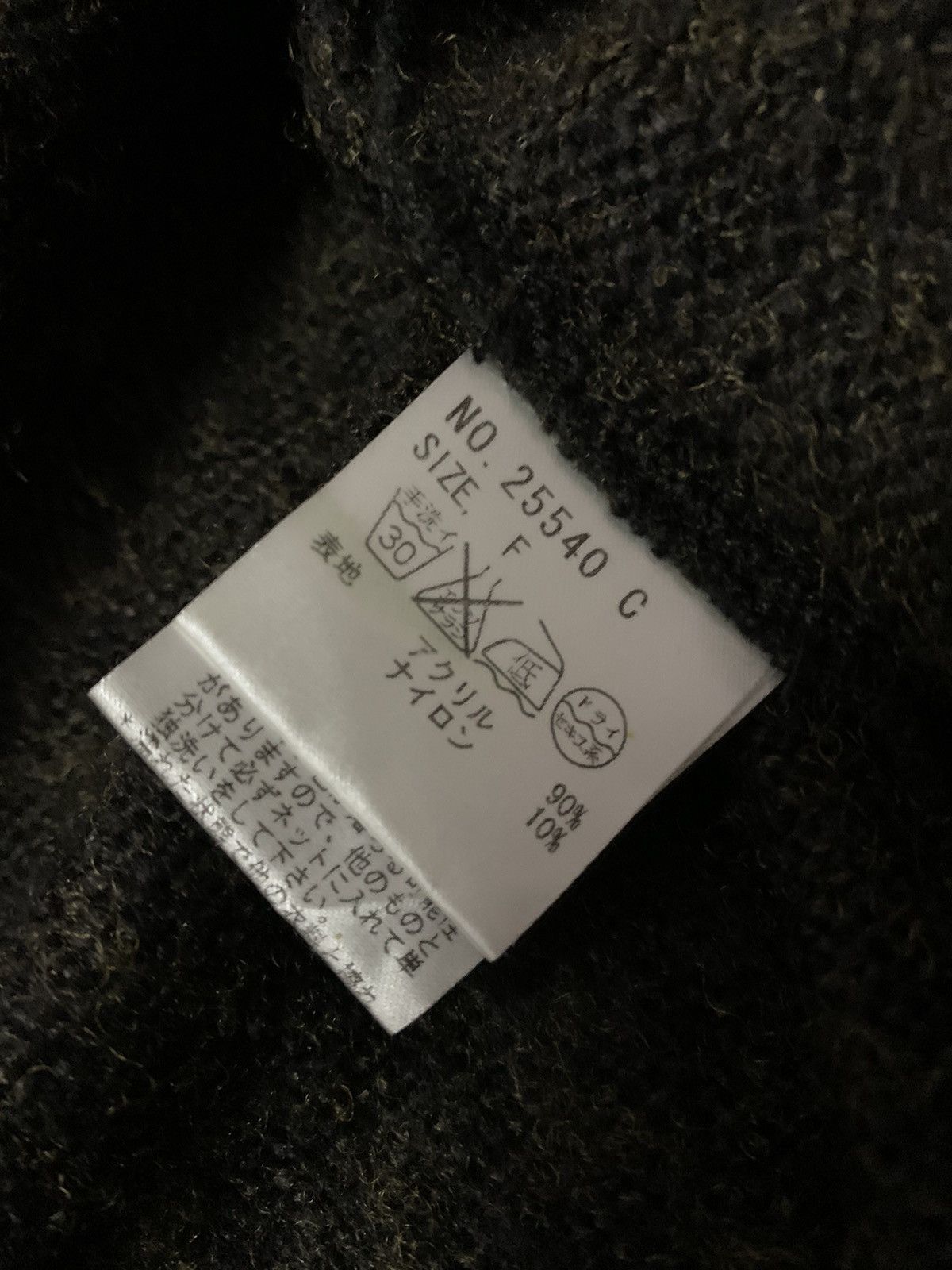 Tornado Mart 💥Vtg Japanese Fashion Designer Algonquin Knitwear Cardigan Size S / US 4 / IT 40 - 8 Thumbnail