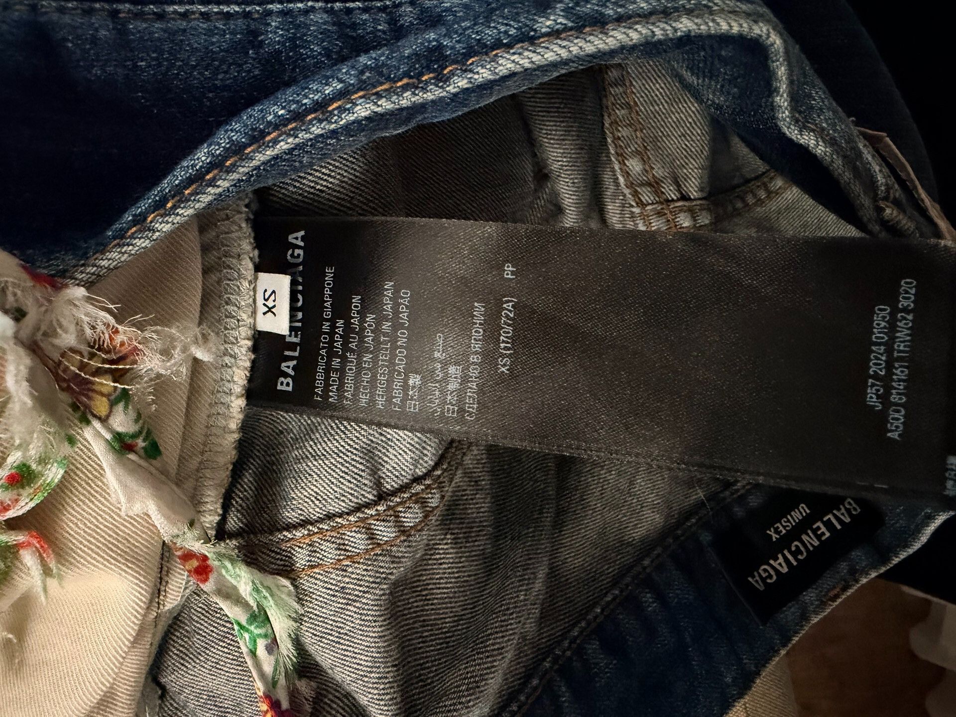 Balenciaga balenciaga george v baggy denim pants Size US 34 / EU 50 - 3 Thumbnail