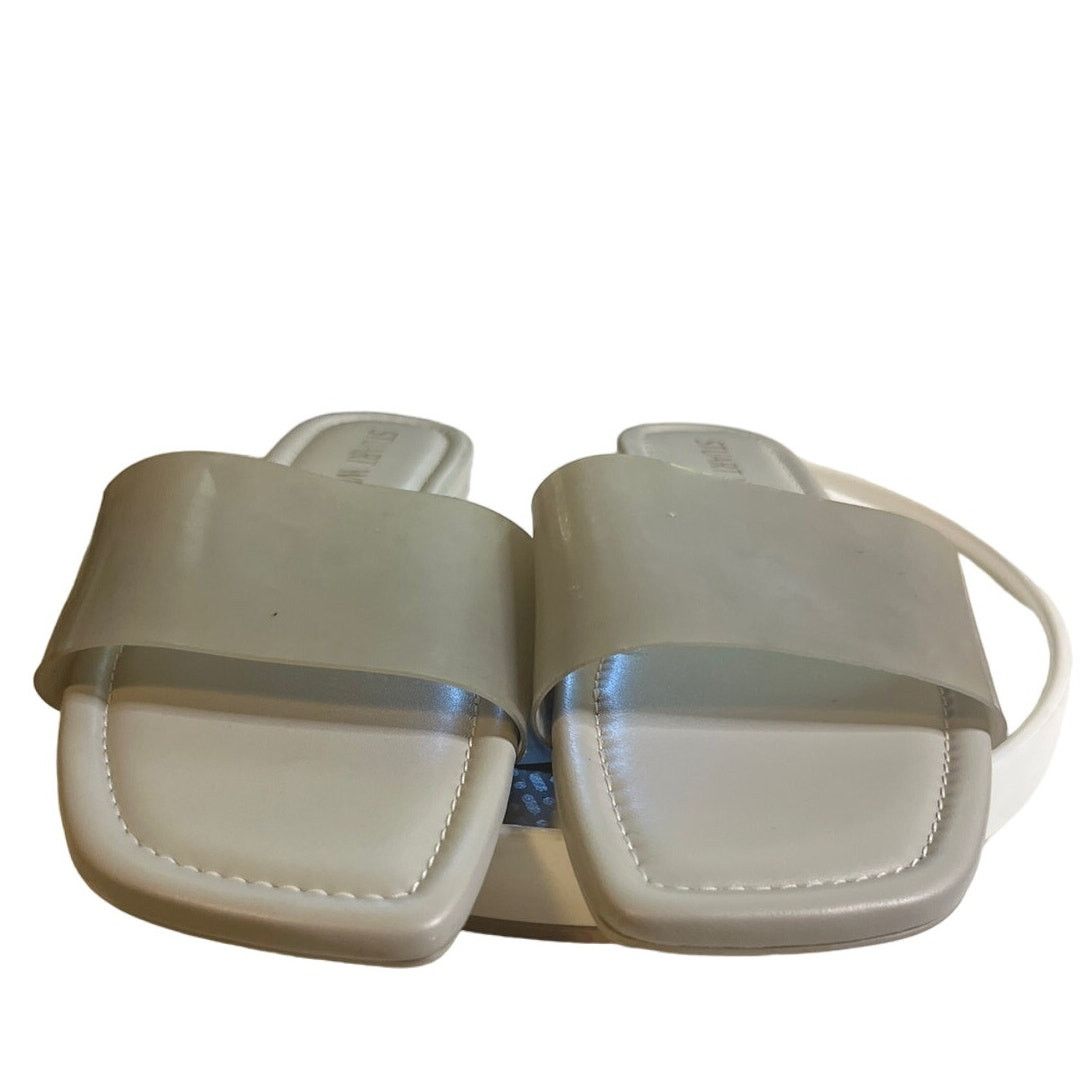 Stuart Weitzman Stuart Weitzman Women's Summer Flat Sandals in Perla Sz 9.5 Size US 9.5 / IT 39.5 - 3 Thumbnail