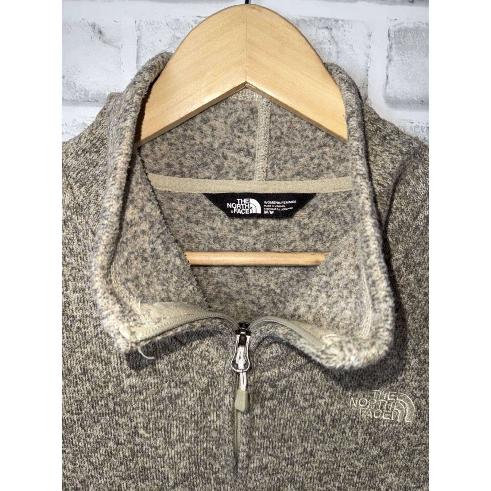 The North Face The North Face Full Zip Beige Jacket Womens M Size M / US 6-8 / IT 42-44 - 2 Thumbnail