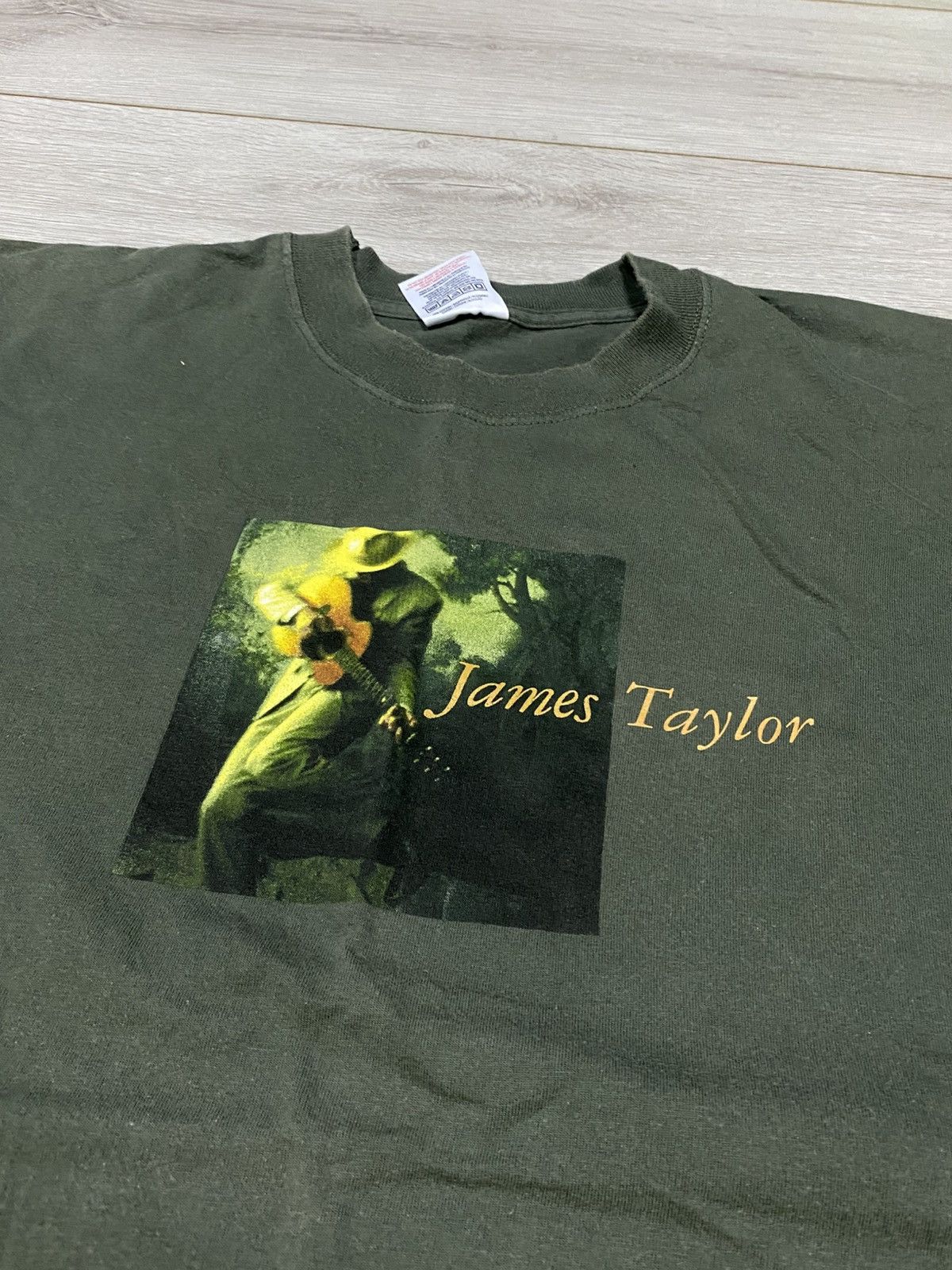 Band Tees Vintage 2002 James Taylor Oct Rd Tour Tee Shirt Double Sided Size US XL / EU 56 / 4 - 3 Thumbnail