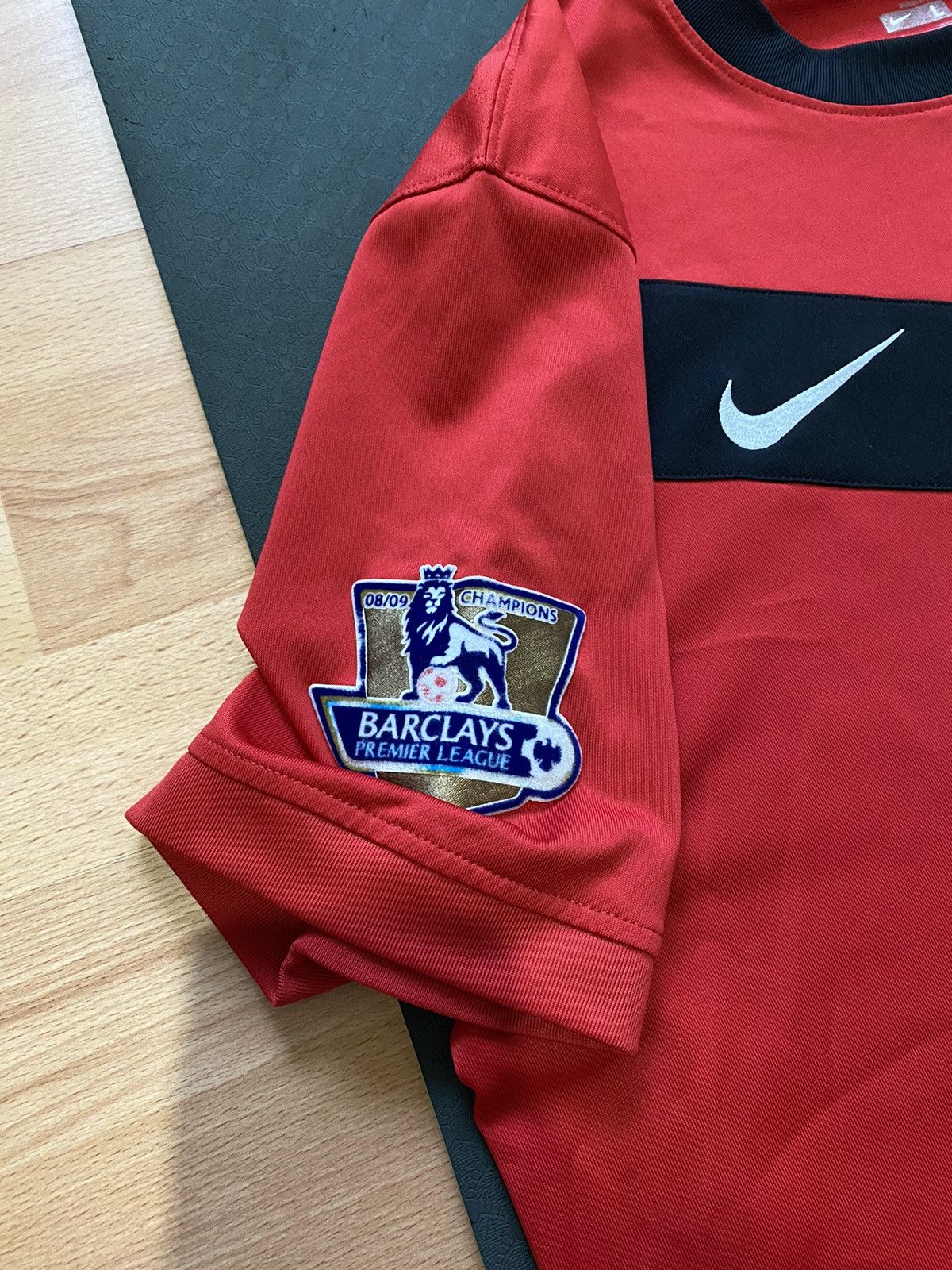 Nike Manchester United Shirt Red Home Kit 2008 2009 Nike Jersey Size US L / EU 52-54 / 3 - 4 Thumbnail