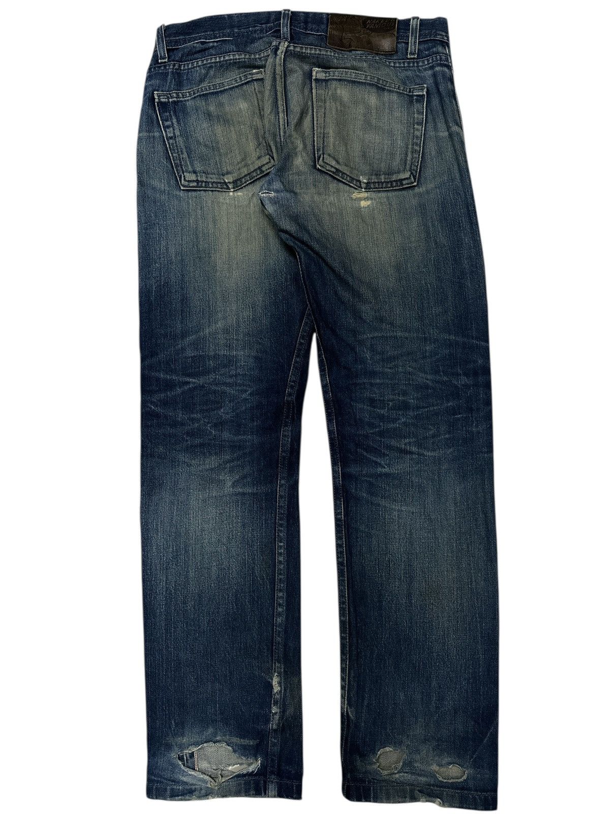 Kapital Trashed Distress Denim Naked&Famous Selvedge . Size US 32 / EU 48 - 2 Thumbnail