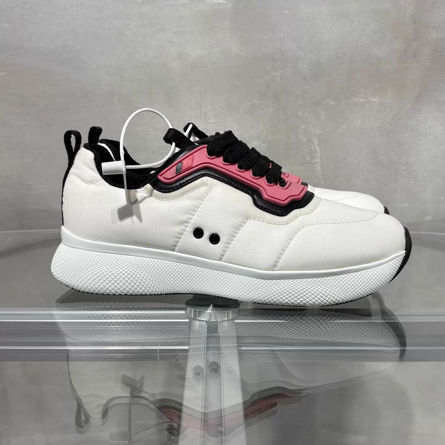 Prada Prada casual white sneakers 36.5 new with box Size US 6 / IT 36 - 4 Thumbnail