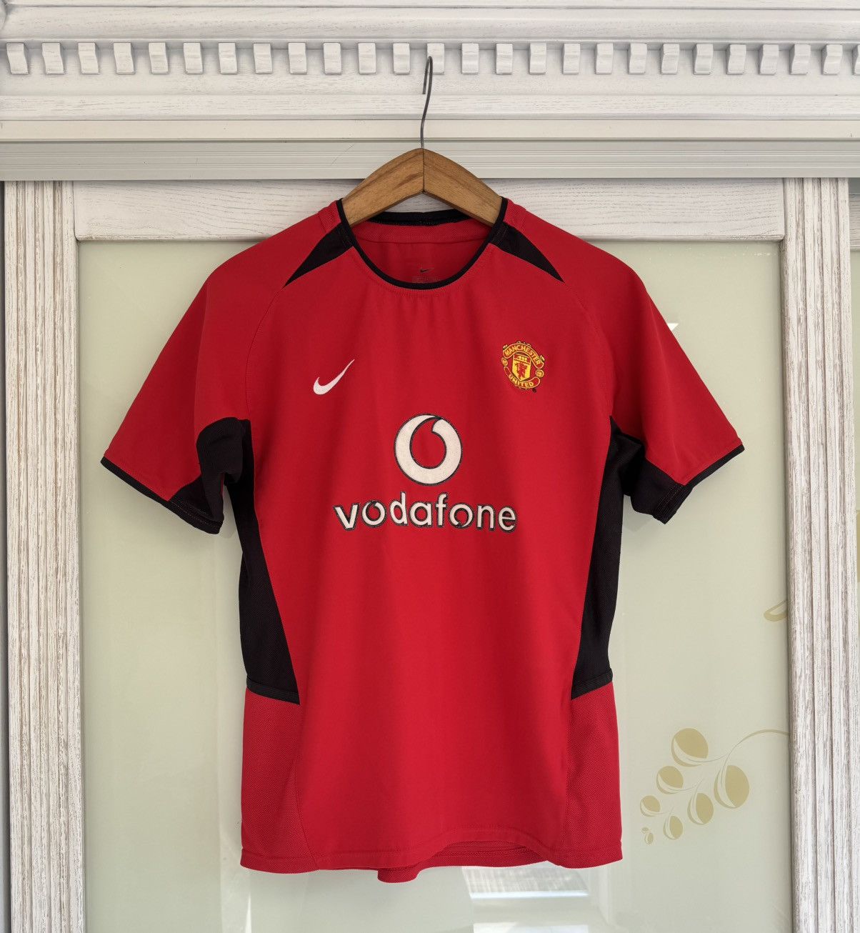 Nike Manchester United 2002-2004 Home Soccer Jersey Football Kit Size US XS / EU 42 / 0 - 1 Thumbnail