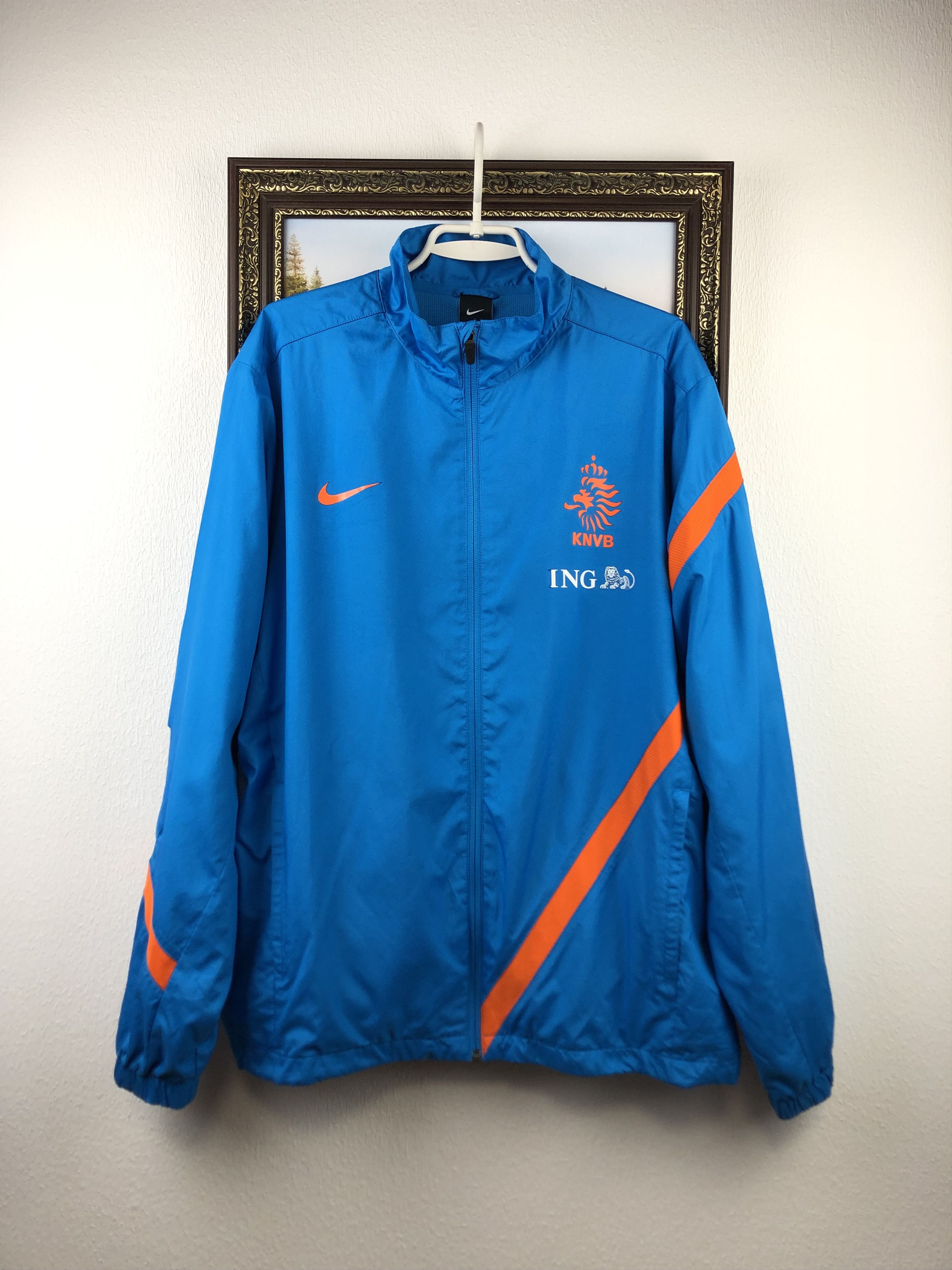 Nike Netherlands Holland Football Jacket Track Top Windbreaker Size US XL / EU 56 / 4 - 1 Thumbnail