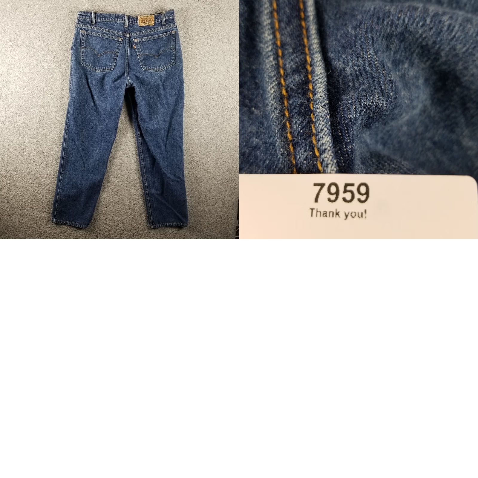 Levi's Vintage Levi's 540 Orange Tag Signature Relaxed Fit Jeans USA 1996 34x29 Mens Jeans Size US 34 / EU 50 - 9 Thumbnail