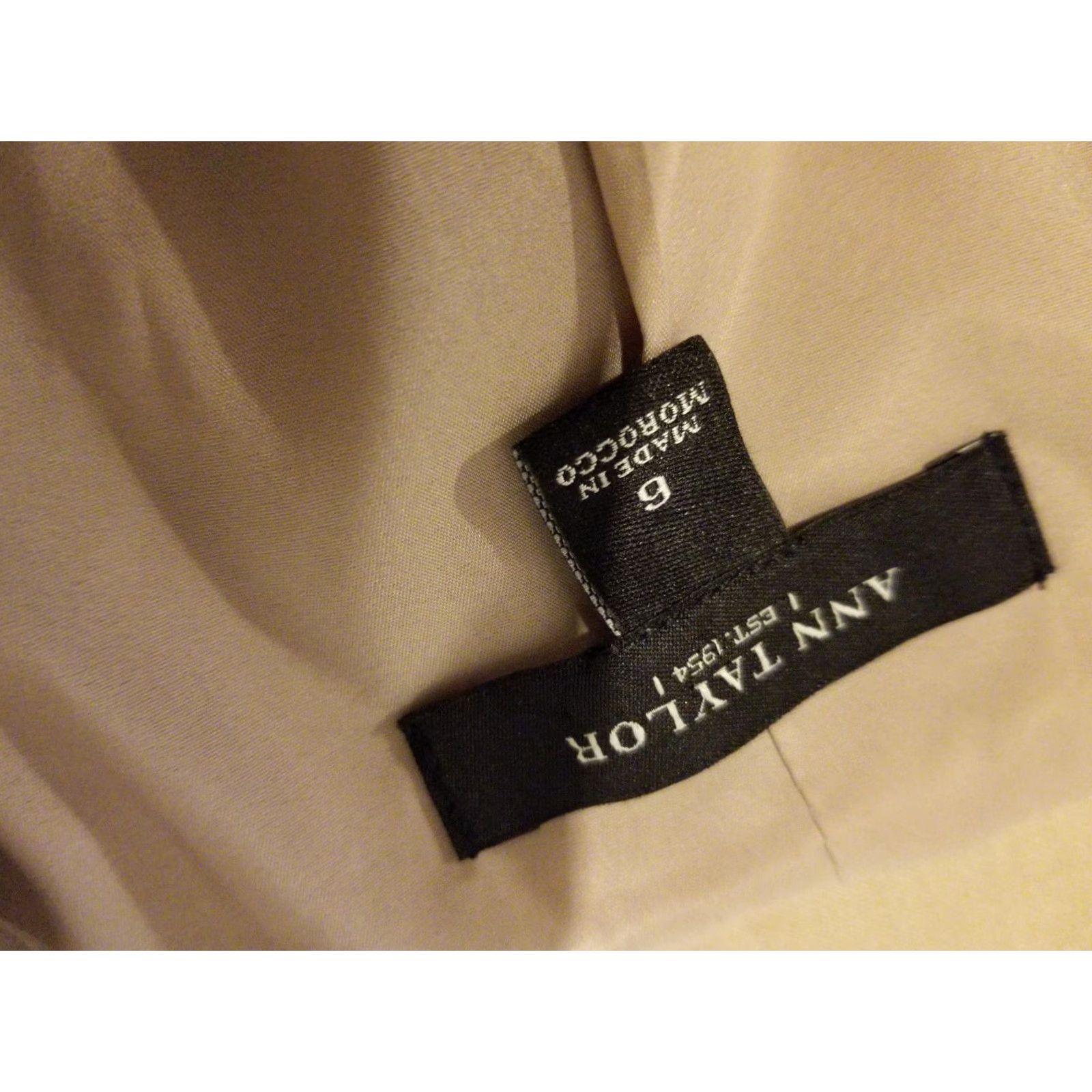 Ann Taylor VINTAGE Ann Taylor Jacket Women 6 Beige Basic Jacket Size M / US 6-8 / IT 42-44 - 4 Thumbnail