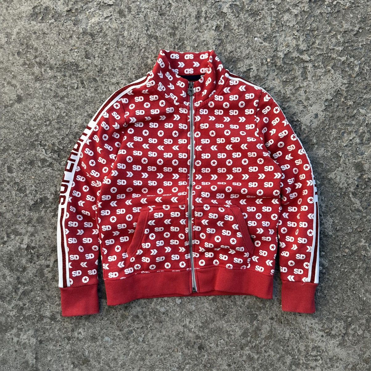 Superdry Vintage Japanese Style Superdry Coral Design Zip Sweater Size US S / EU 44-46 / 1 - 1 Thumbnail