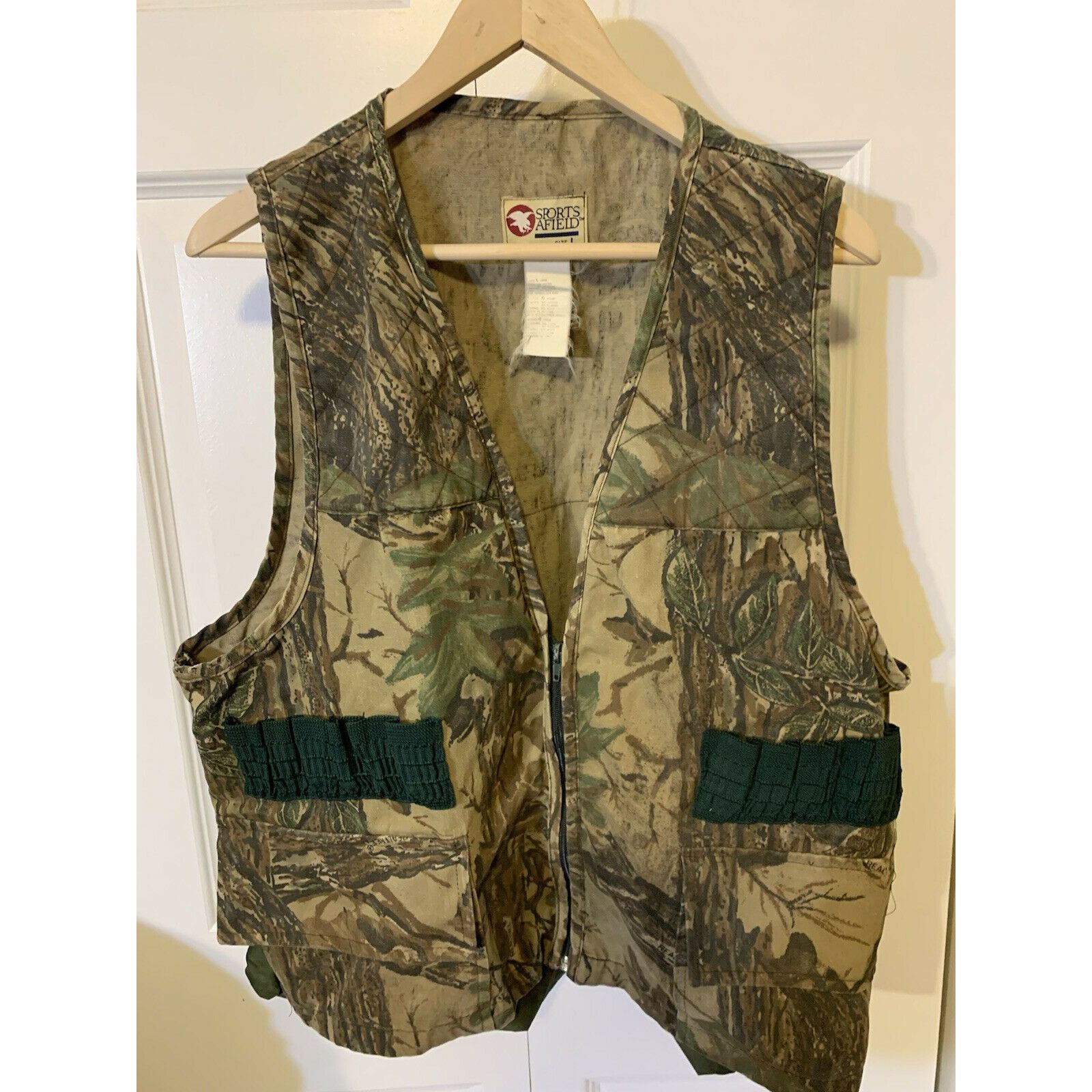Sports Afield Vtg 90s Sports Afield Camo Men’s Sz L Hunting Vest Back Pouc Size US L / EU 52-54 / 3 - 3 Thumbnail