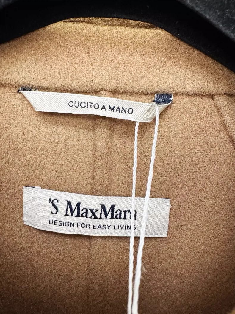 Max Mara Max Mara Brown wool coat Size L / US 10 / IT 46 - 2 Thumbnail
