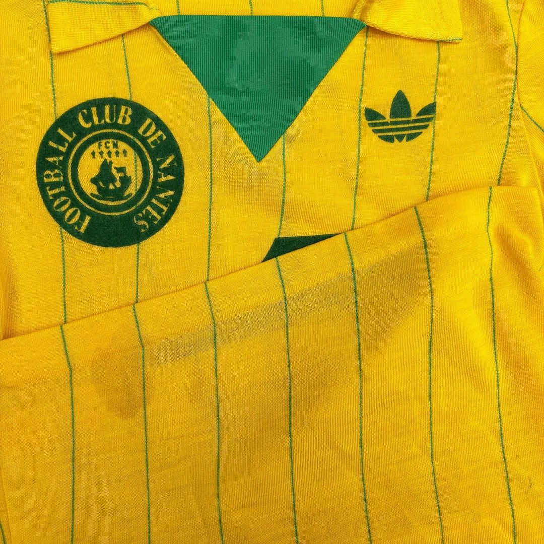 Adidas FC Nantes 1980 81 80s Vintage Adidas Home Ventex Jersey Size US XS / EU 42 / 0 - 6 Thumbnail