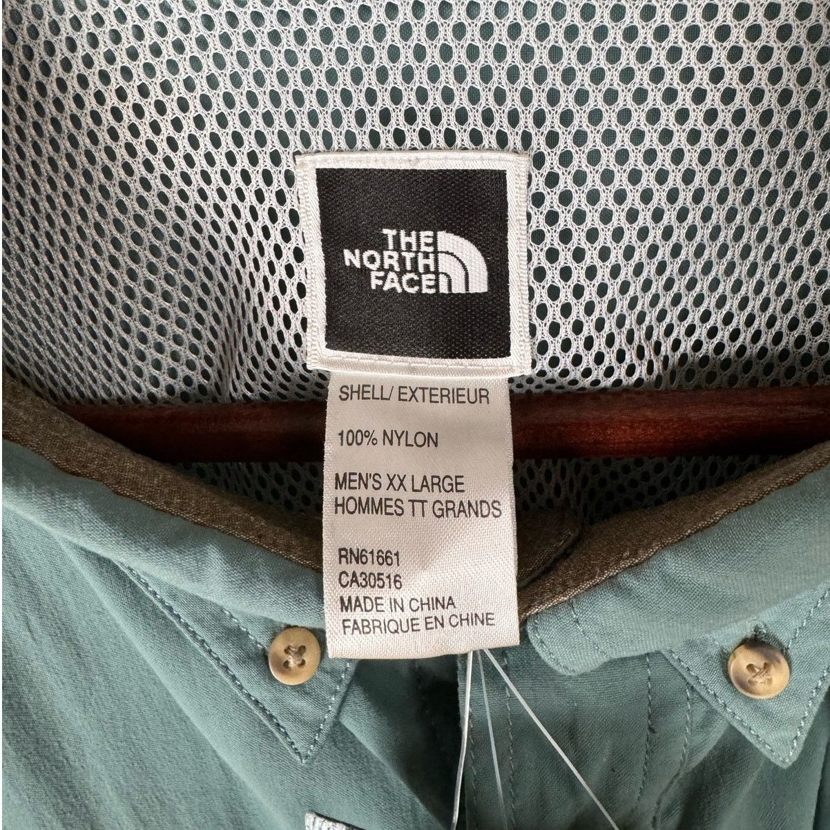 The North Face The North Face Tekware Button Down Shirt XXL Green Outdoor Size US XXL / EU 58 / 5 - 6 Thumbnail