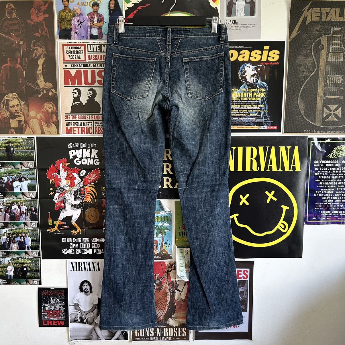 Marithe + Francois Girbaud Vintage Marithe Francois Girbaud Flare Jenas Size 30" / US 8 / IT 44 - 7 Thumbnail