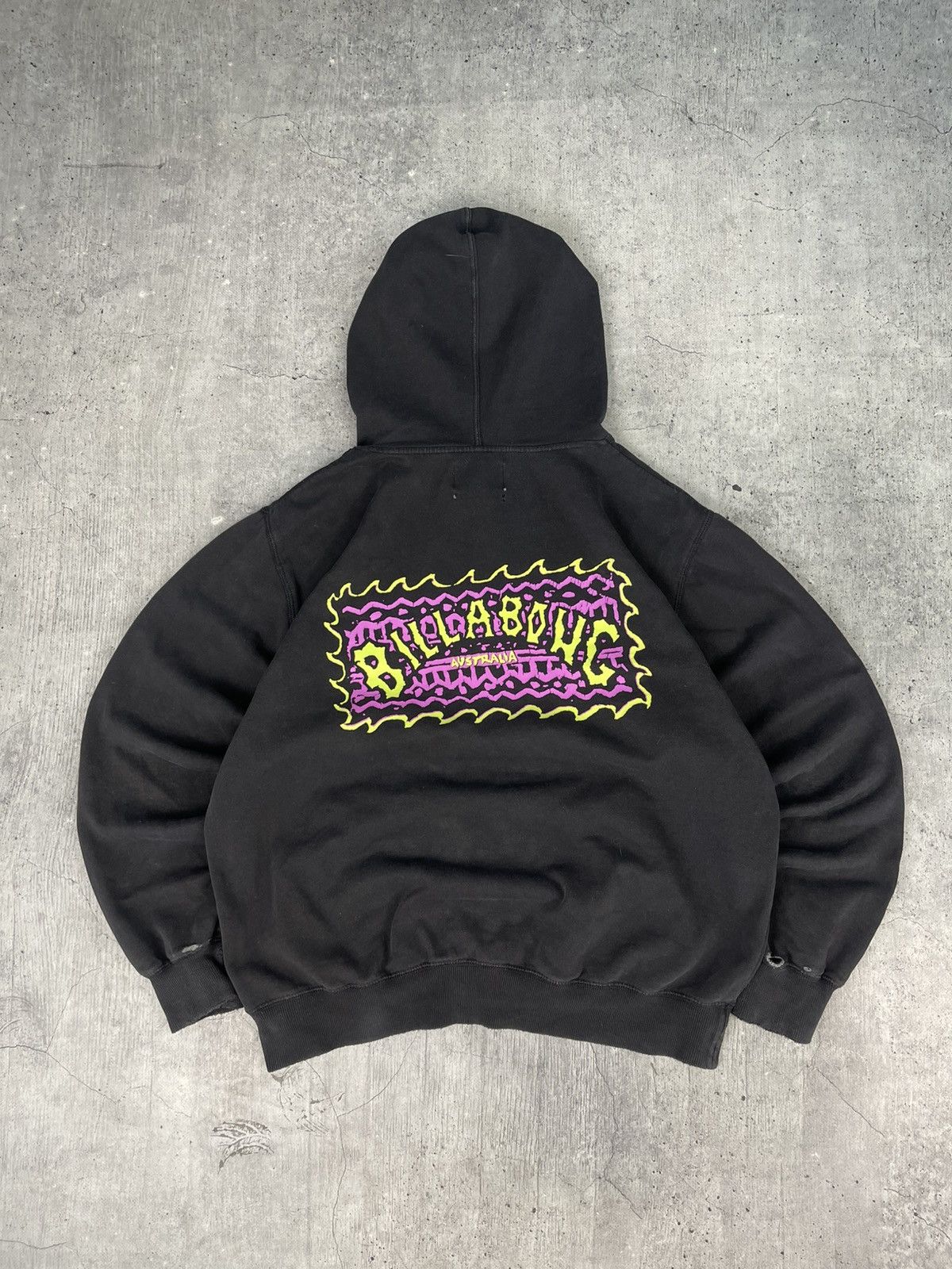 Billabong Vintage 90s Billabong Australia Y2K Surfboard Hoodie Size US L / EU 52-54 / 3 - 2 Thumbnail