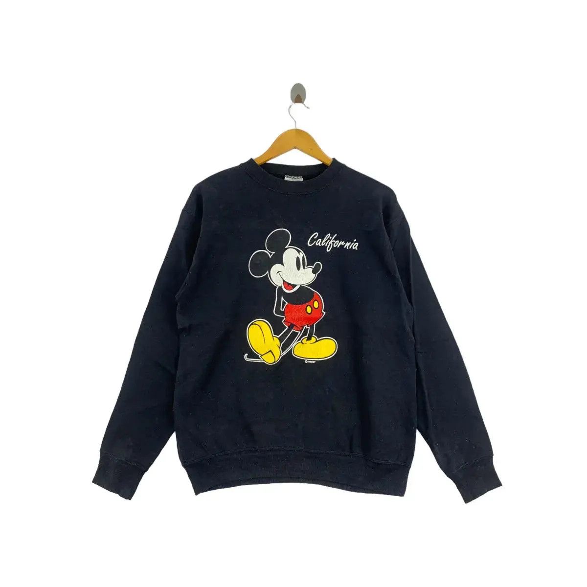 Disney Vintage 80s MICKEY MOUSE California Disney Cartoon Print Size US M / EU 48-50 / 2 - 1 Thumbnail