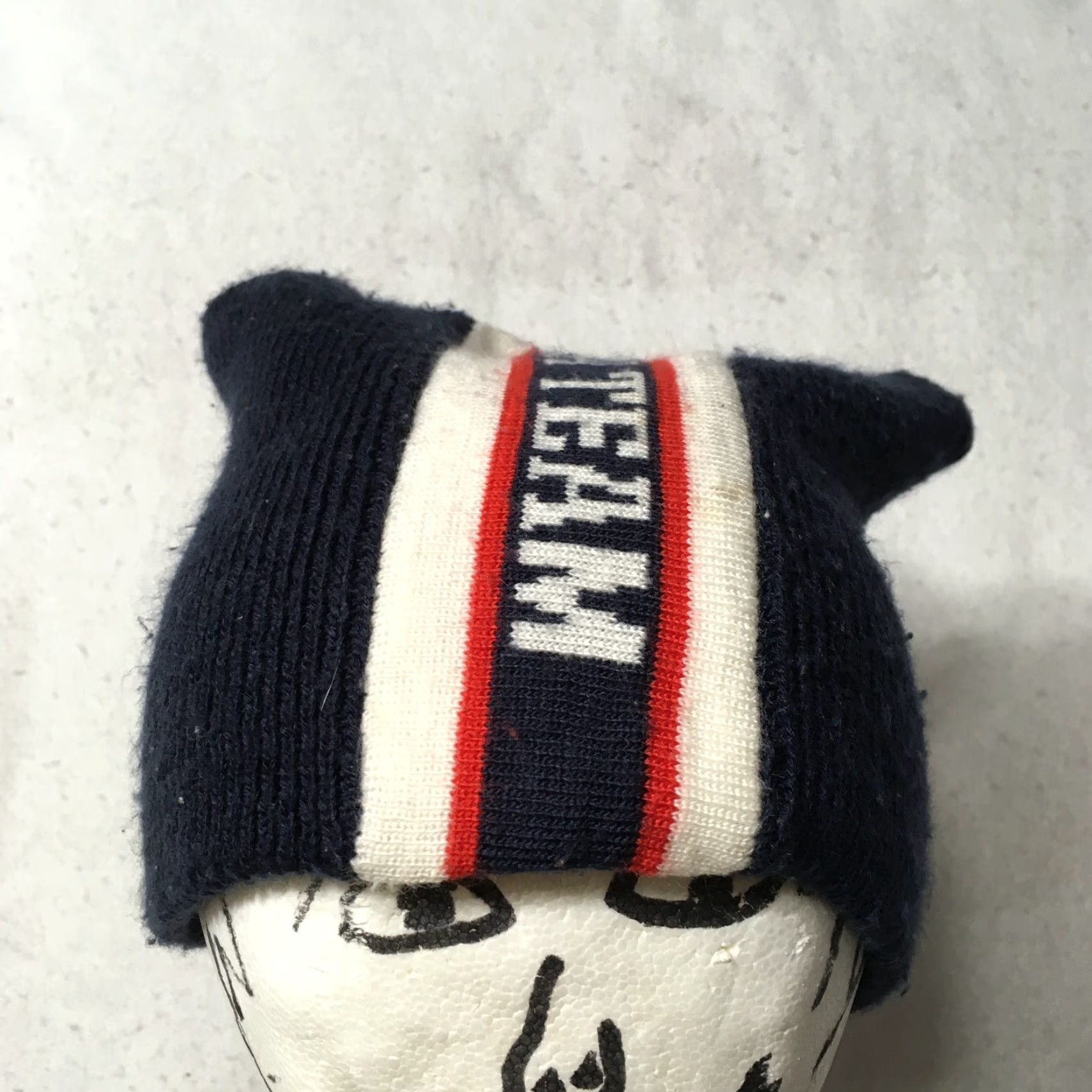 Vintage VINTAGE Blue Winter Beanie TEAM USA Ski Hat Snowboard Cap Unisex Adults 2-4 Blue Beanie Size ONE SIZE - 2 Thumbnail