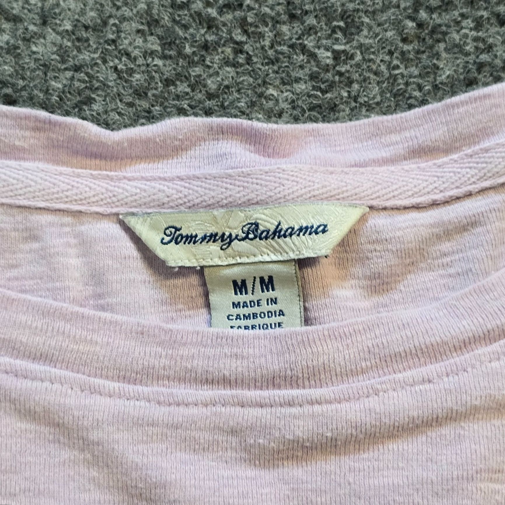 Tommy Bahama Tommy Bahama Shirt Women M Purple Slub Knit Basic Casual Classic Size M / US 6-8 / IT 42-44 - 3 Thumbnail