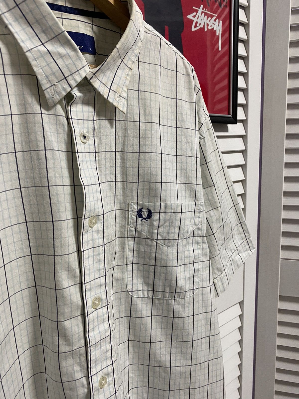 Fred Perry Vintage Shirt Tee Button Up Fred Perry Large Pattern Striped Size US L / EU 52-54 / 3 - 3 Thumbnail