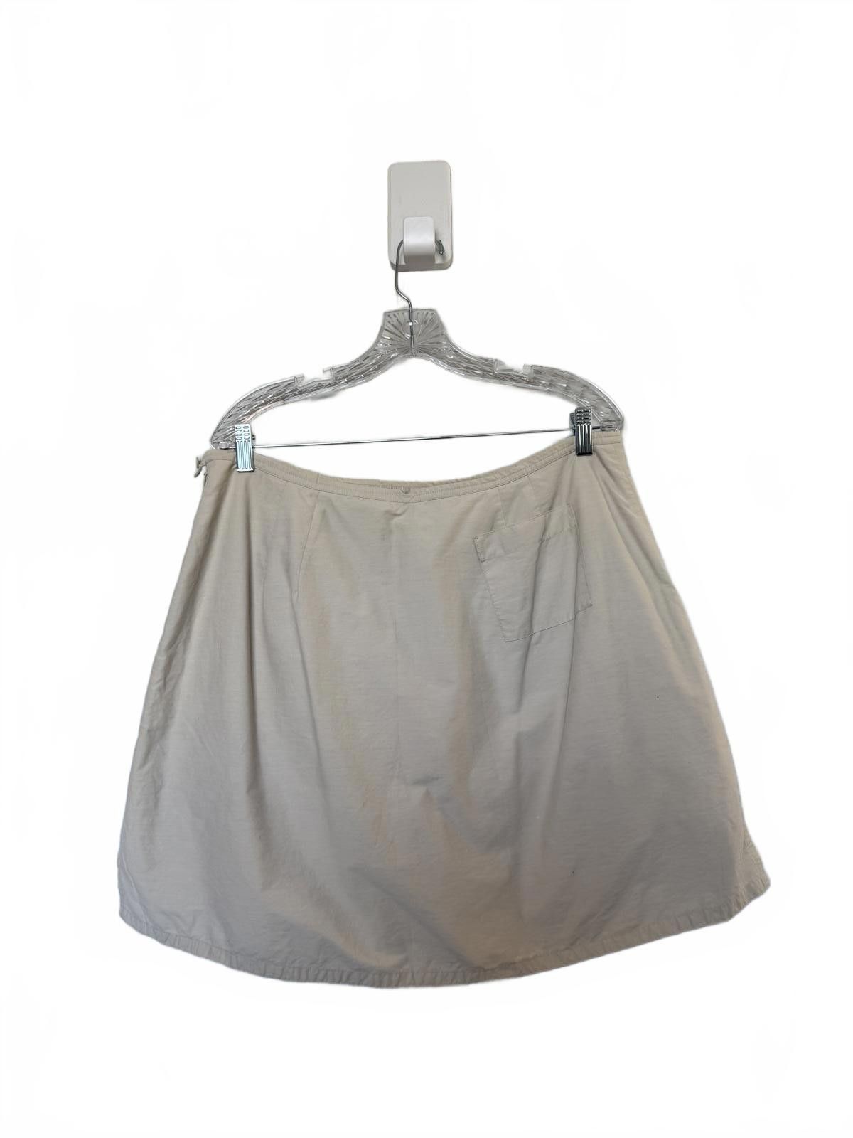 Designer Vintage Nylon Cotton Skort Skirt with shorts Size 40" / US 18 - 4 Thumbnail