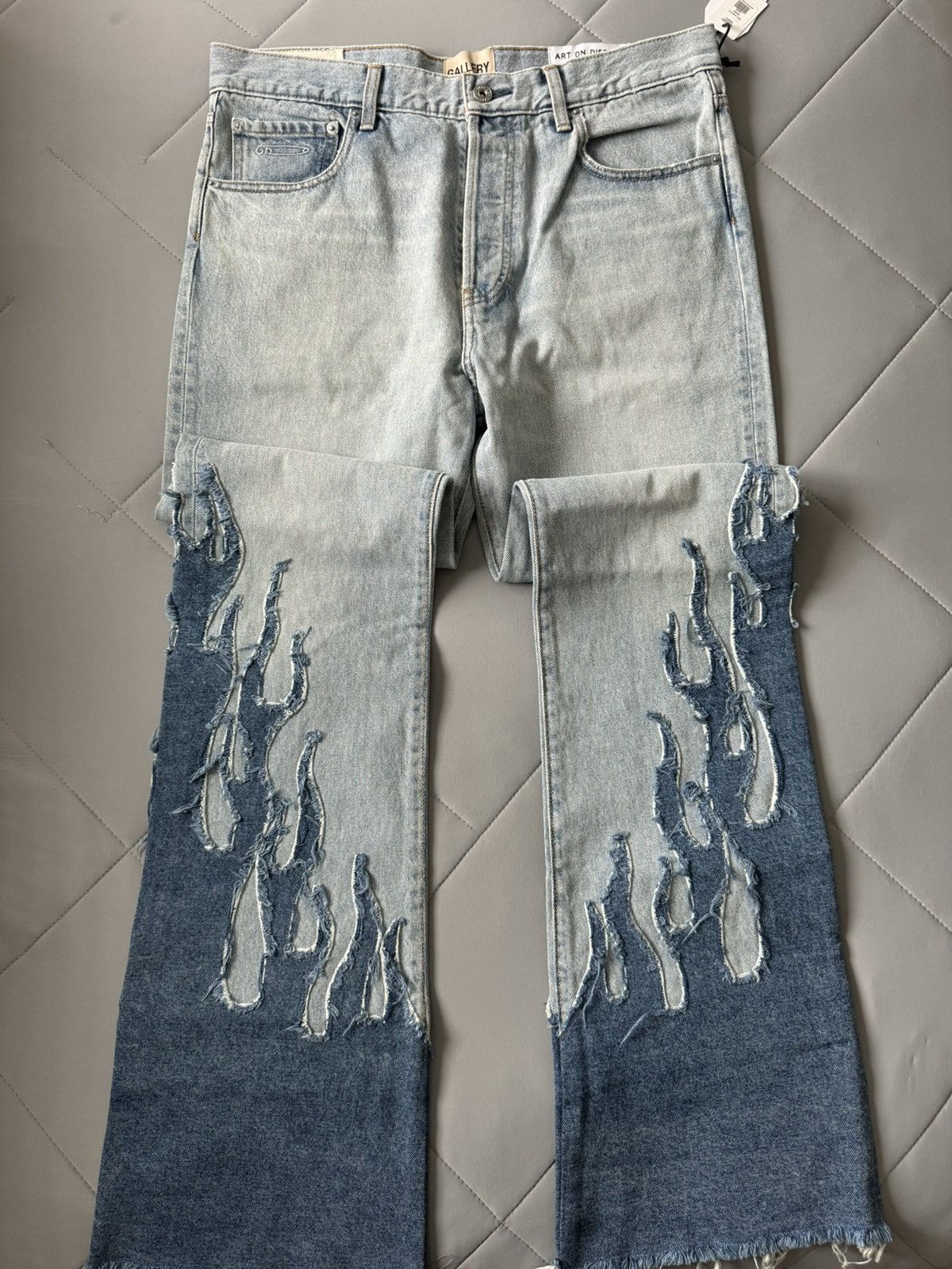 Gallery Dept. Gallery Dept. Blvd LA Flare Indigo Blue Flared Jeans 34x36 Size US 34 / EU 50 - 1 Thumbnail