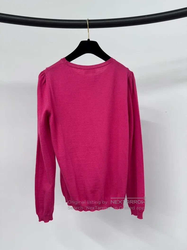 Valentino Valentino Rose red bow knitted top Size M / US 6-8 / IT 42-44 - 3 Thumbnail