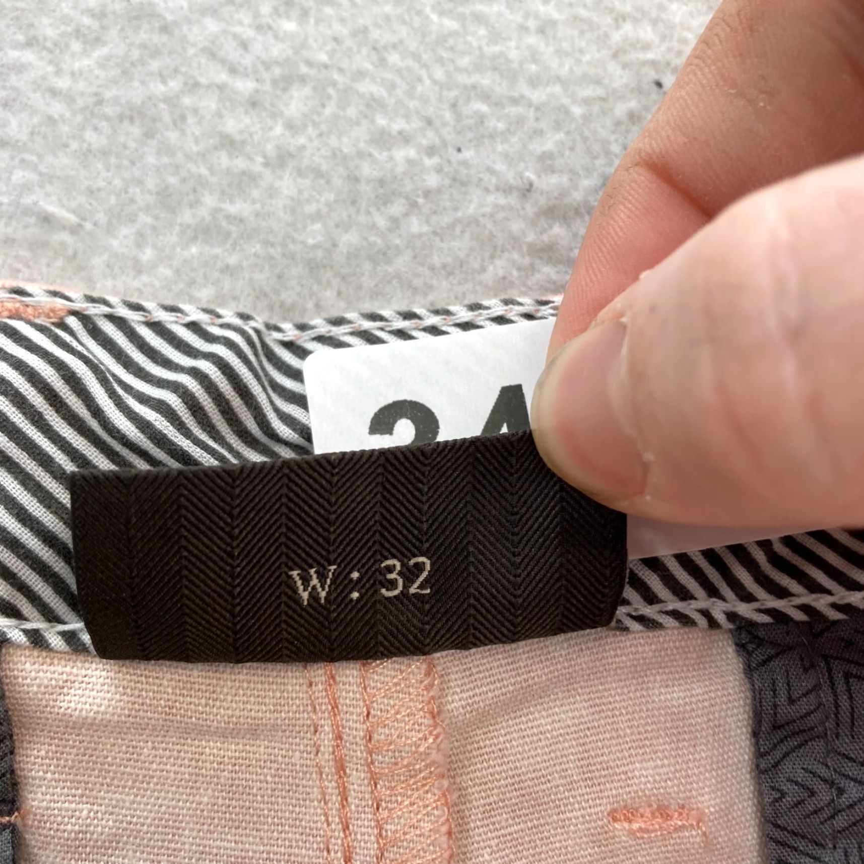 Pinko JACHS New York Bleecker Short Mens 32 Pink Surf All Over Print Stretch Preppy Chino Casual Size US 32 / EU 48 - 5 Thumbnail