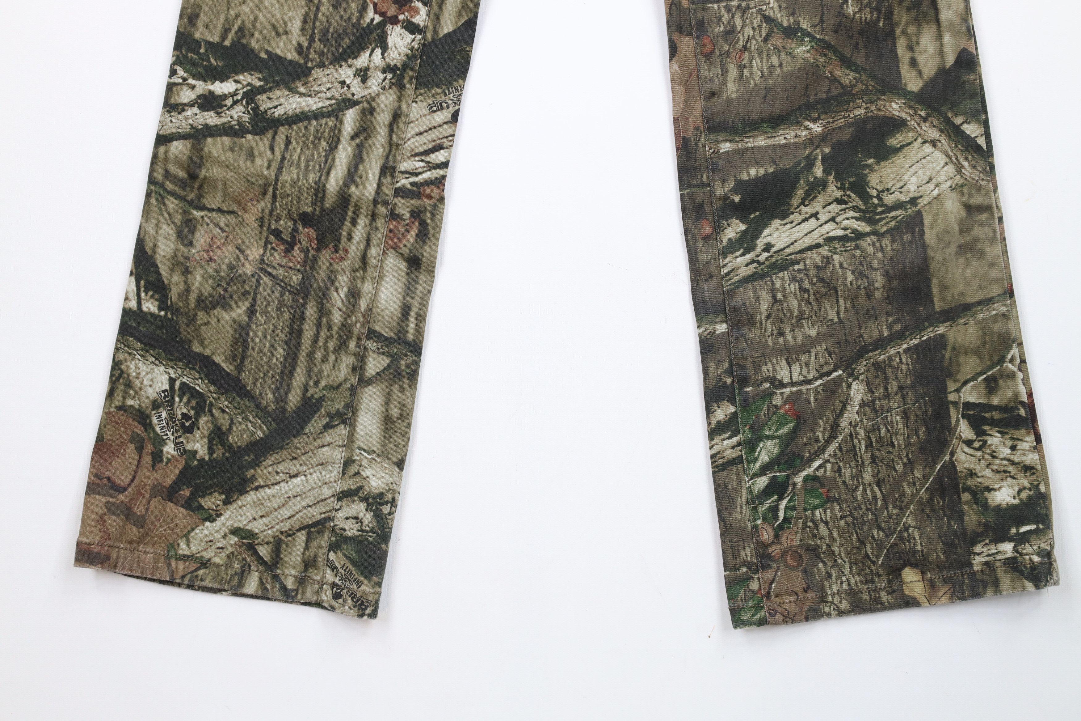 Mossy Oaks × Vintage Vintage Mossy Oak Camouflage Stretch Flared Wide Leg Pants Size 34" / US 12 / IT 48 - 4 Thumbnail