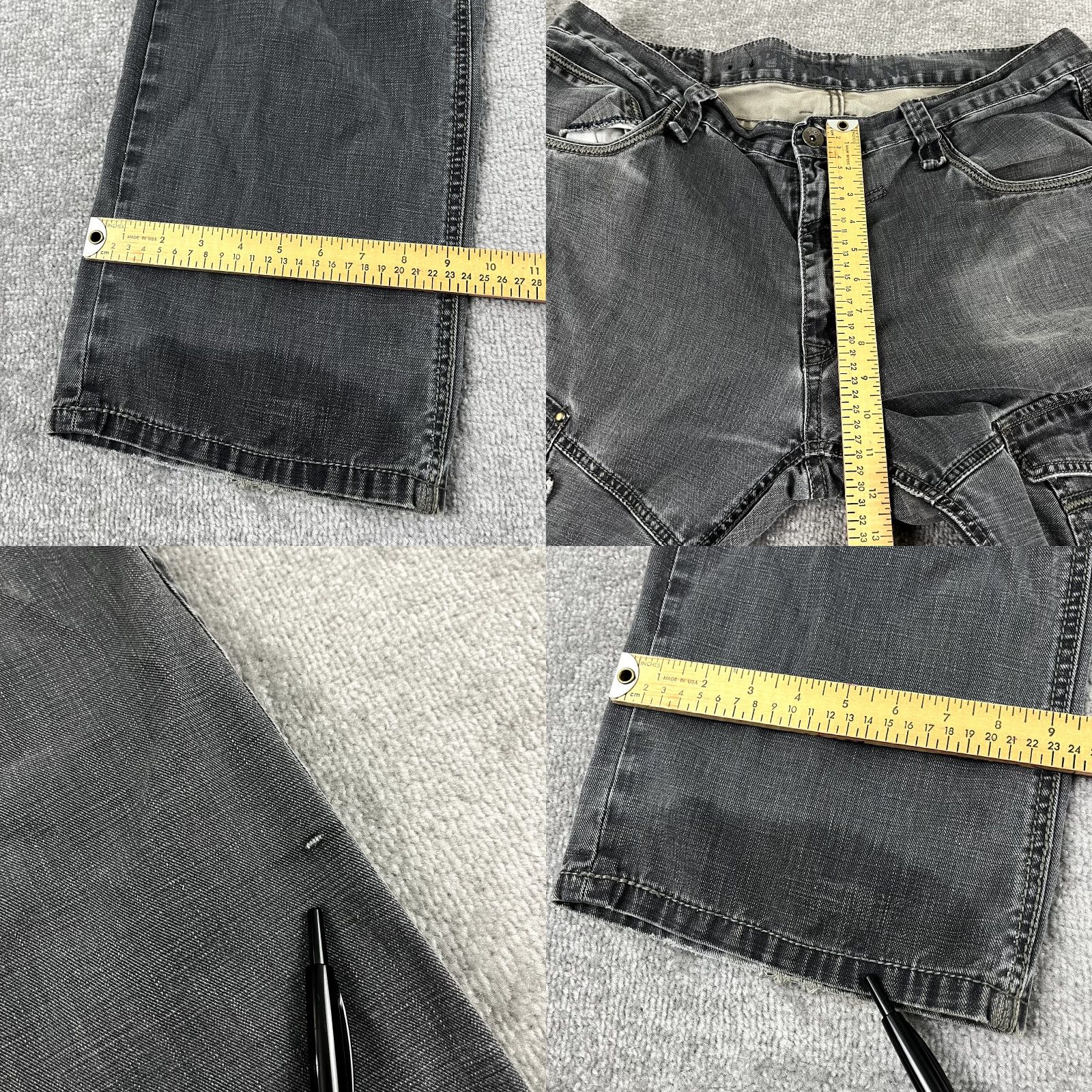 Pepe Jeans PEPE Jeans Mens Jeans 40 x 32 Gray Denim Carpenter Cargo Hip Hop Grunge Skater Rap Y2K Mens Size US 40 / EU 56 - 8 Thumbnail