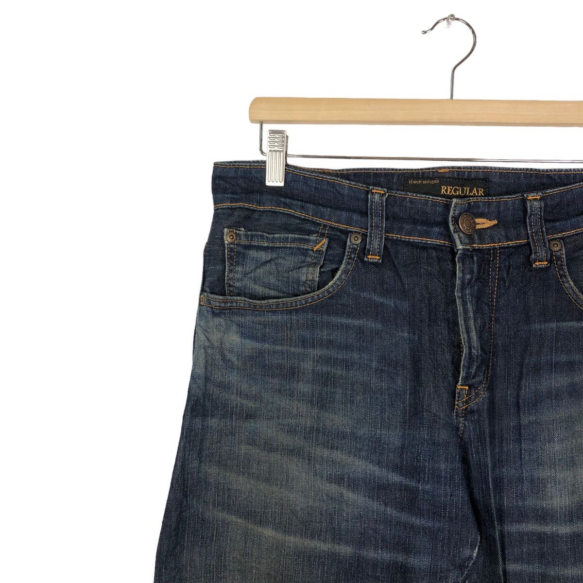 Edwin 🔥90’s VINTAGE EDWIN 503ZERO MADE IN JAPAN DENIM JEANS Size US 32 / EU 48 - 6 Thumbnail